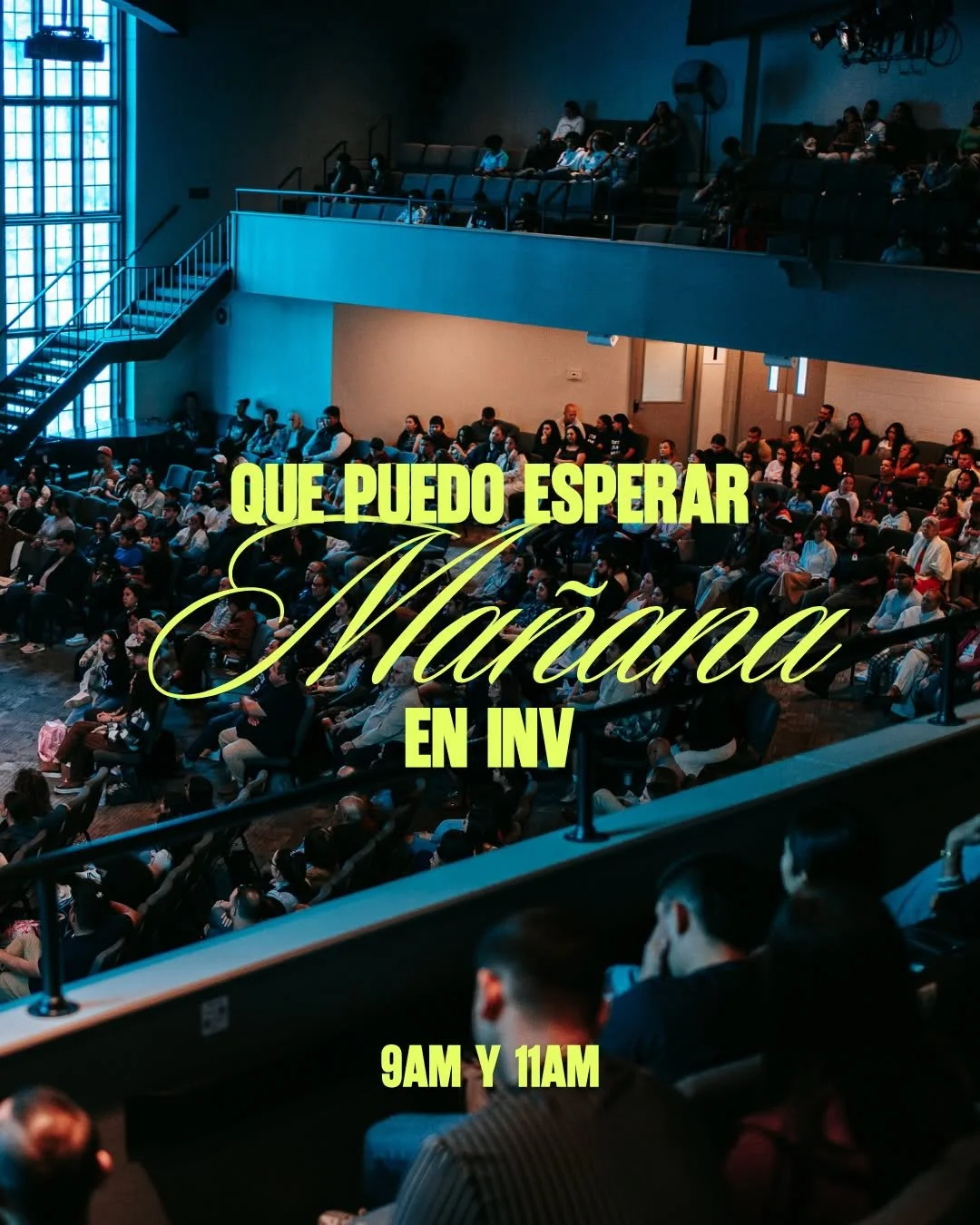 En INV nos encanta adorar juntos, celebrar juntos y pasar tiempo juntos 🙌🏼 y los domingos son nuestros d&iacute;as favoritos de la semana! Nos vemos ma&ntilde;ana a las 9am y 11am ⛪️