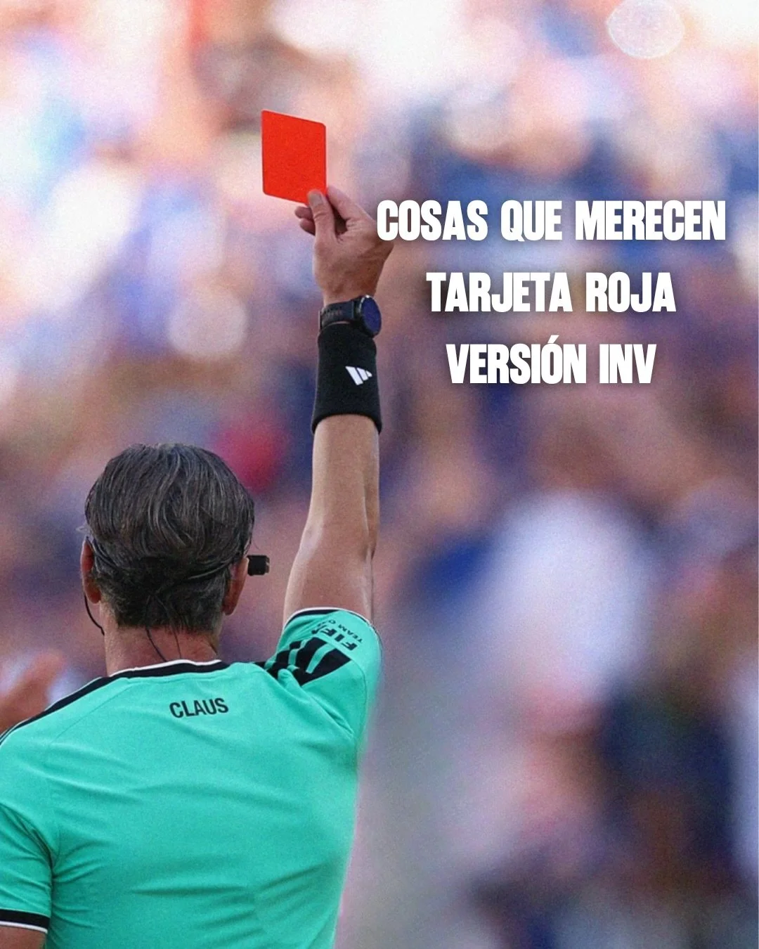 🚨🟥 &iexcl;Hay cosas que definitivamente merecen tarjeta roja en INV! 😂
&iquest;Qu&eacute; agregar&iacute;as a la lista? 👀⚽😂