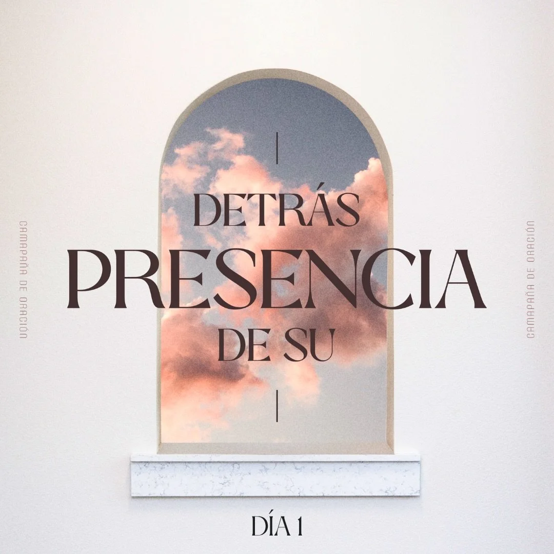 Hoy empezamos nuestra compa&ntilde;&iacute;a de oraci&oacute;n, Detr&aacute;s de Su Presencia. Oramos por 7 minutos a las 3:00pm de lunes a viernes 🙏🏼