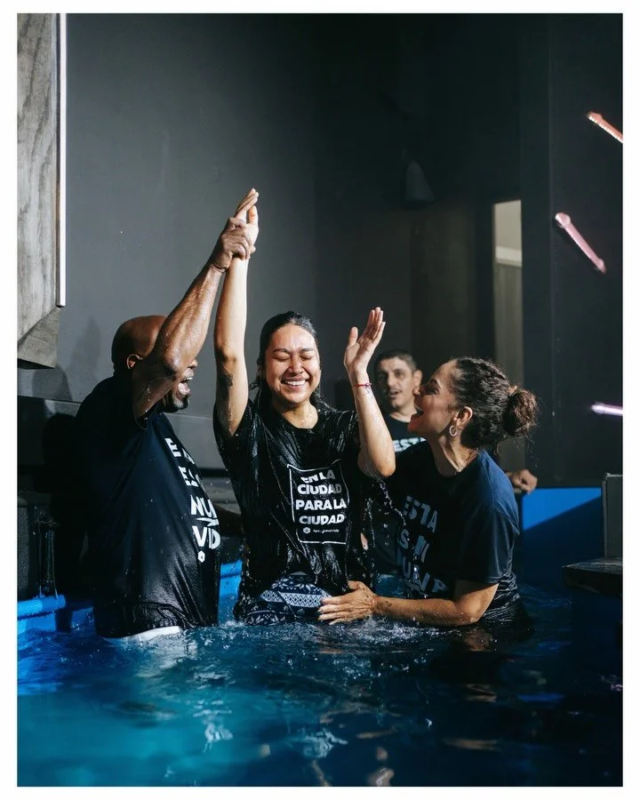 &iexcl;Que gran gozo es poder ser testigos de una nueva vida en Cristo! 

Esto es la iglesia 🫶🏽