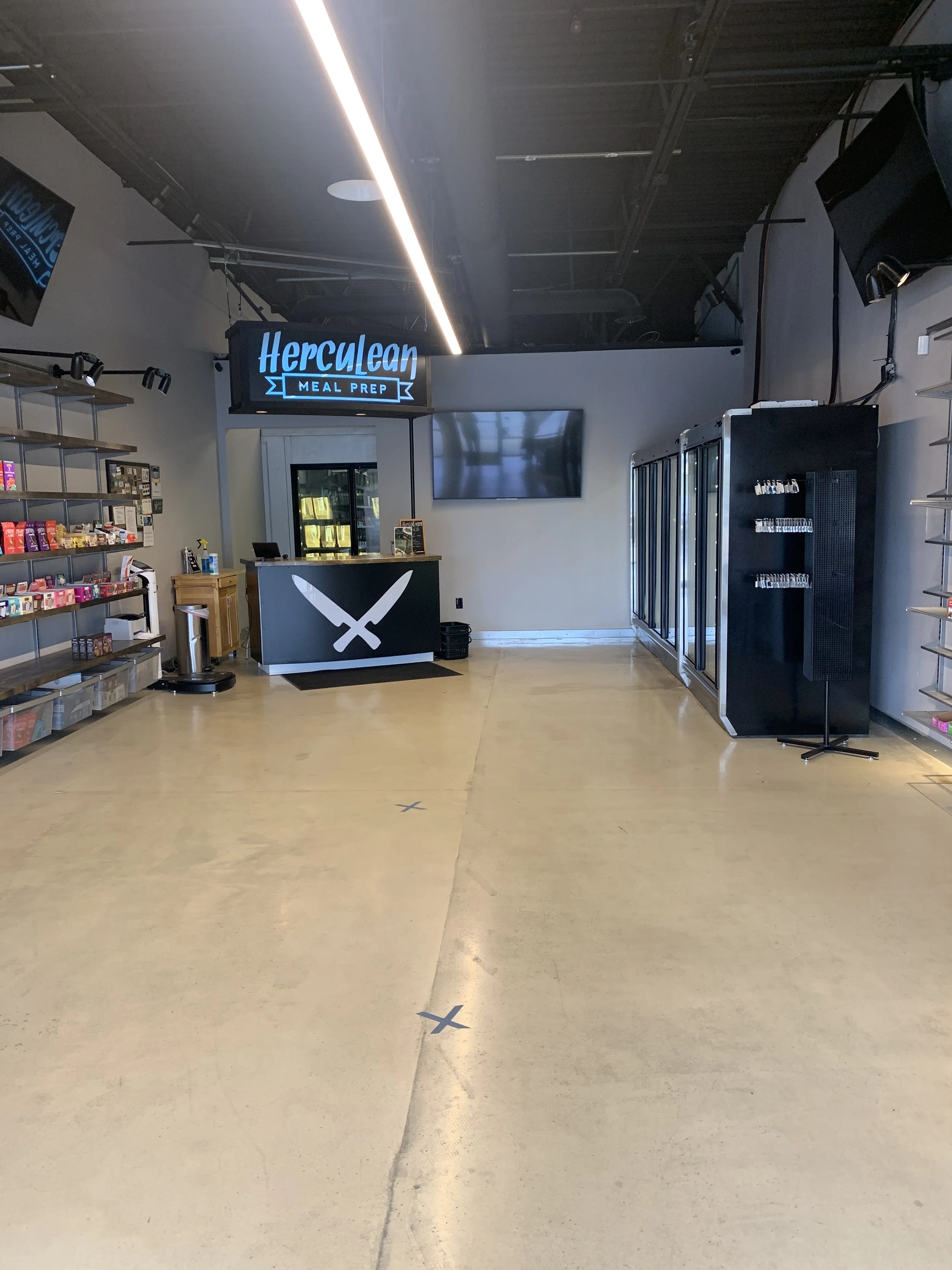 Before: Long, open stores meant lots of space to fill and wasted opportunity