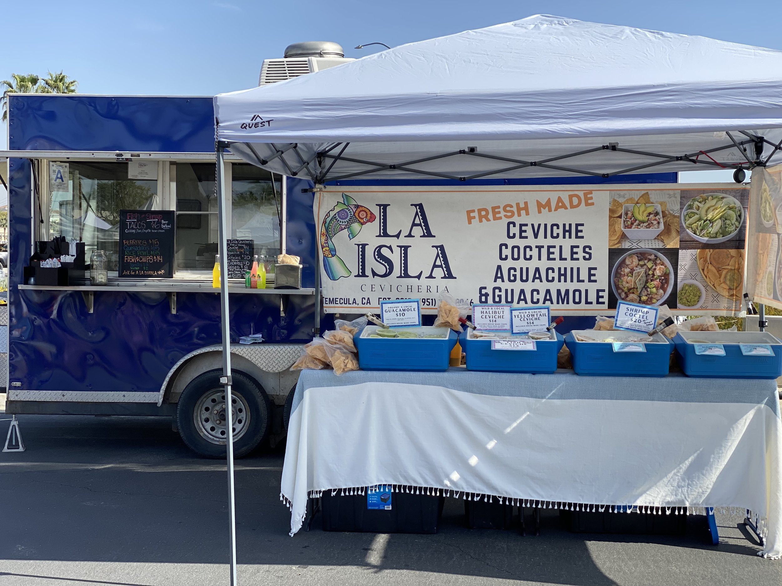 Farmers Market Set Up