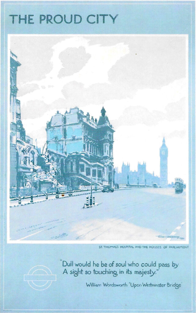 London postcard - The Proud City, St Thomas's Hospital 1944 Walter E Spradberg.jpg