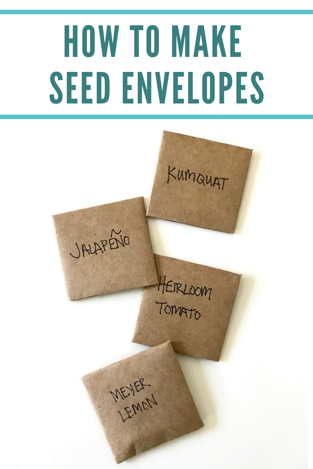 How To: Make Seed Envelopes — The Everyday Details