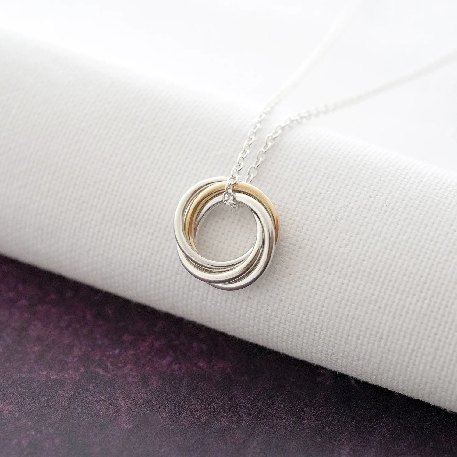 ring necklace 70th birthday necklace gold