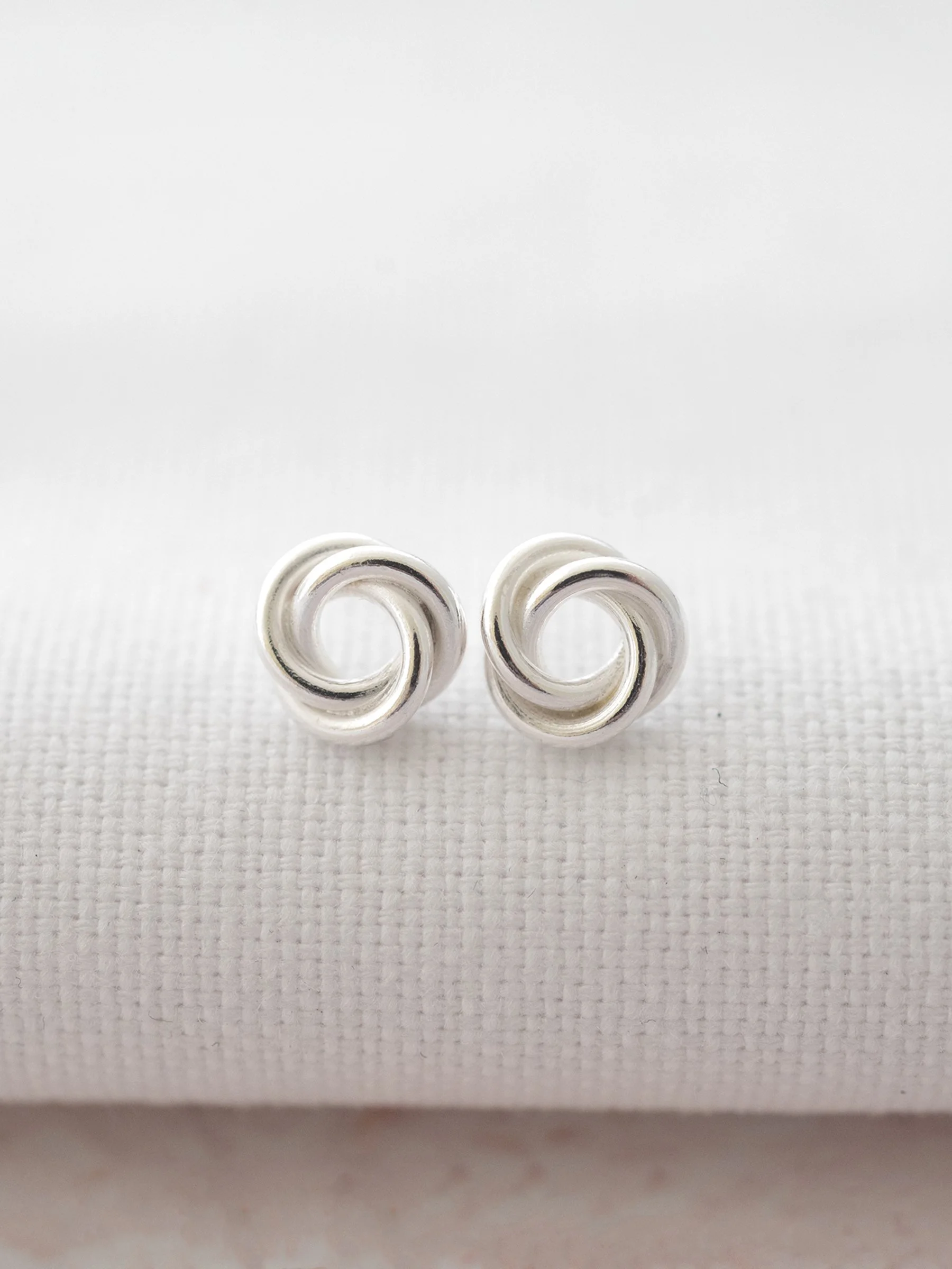 Mini Russian Ring Stud Earrings