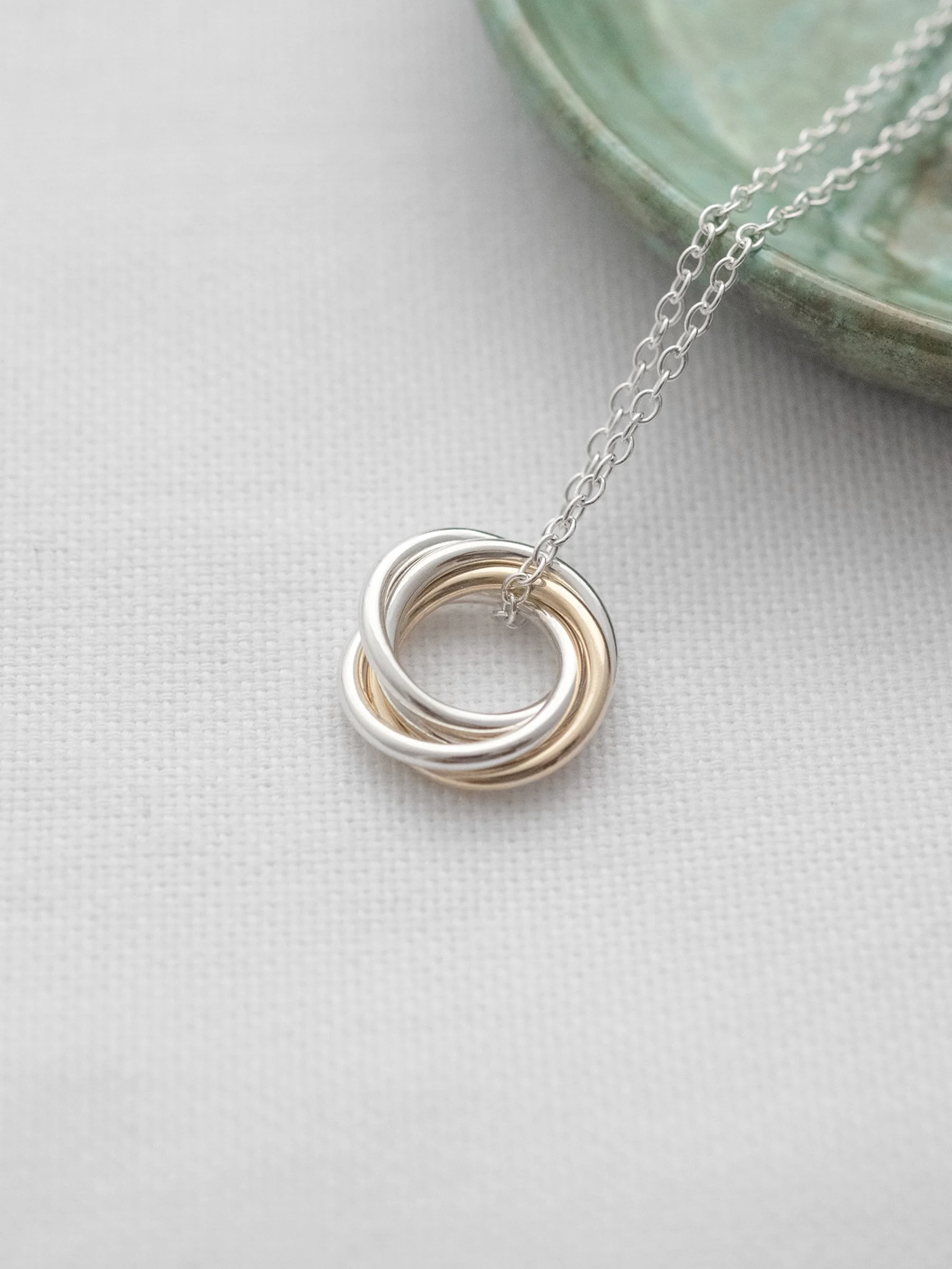 40th Gold and Silver Necklace