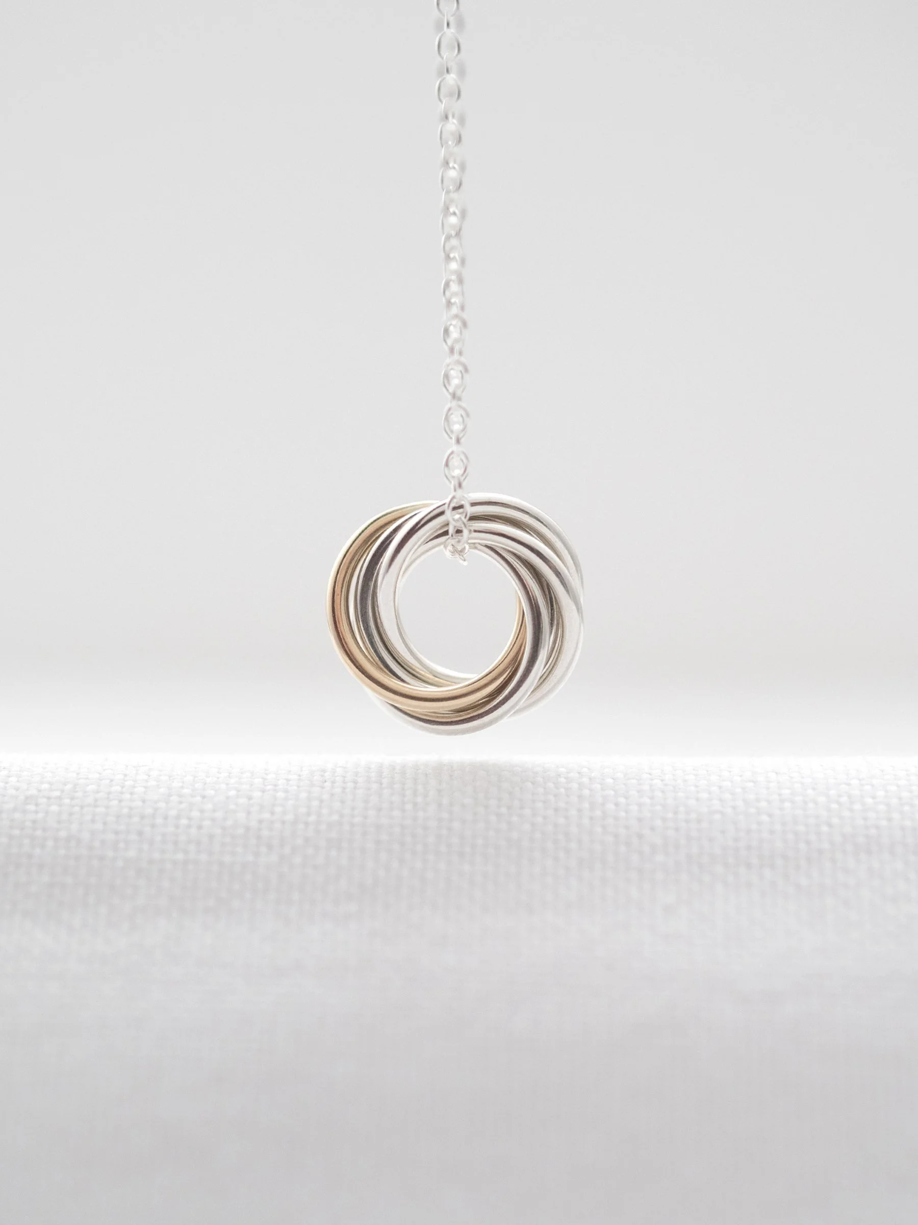 50th Gold and Silver Necklace