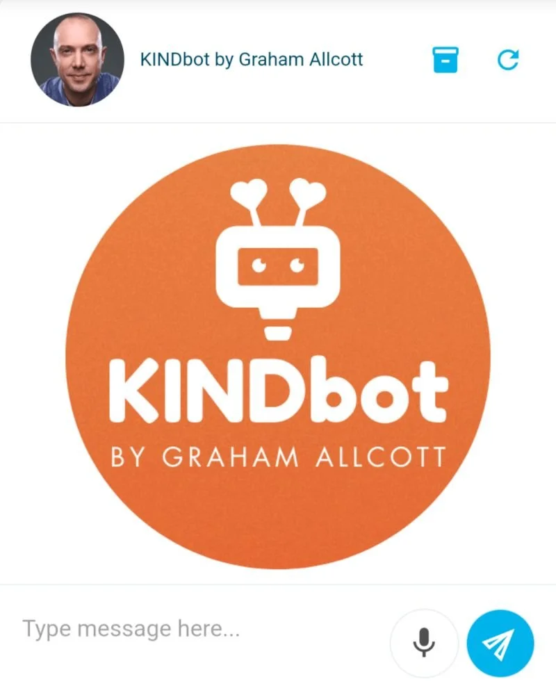 The most counterintuitive thing I did after writing a book about kindness?

I turned it into an AI.

Have you checked out KINDbot? ❤️ 🤖

KINDBOT is your on-demand kindness coach and idea generator &ndash; built to help you bring more meaning (and le