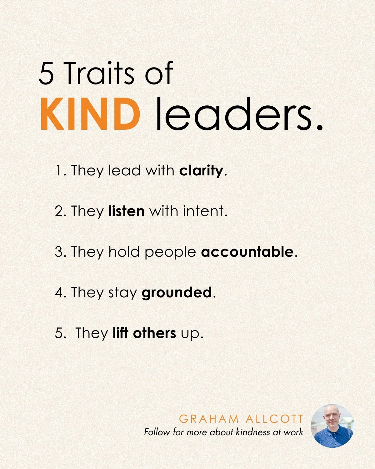 The strongest leaders lead with kindness &ndash; and it&rsquo;s anything but soft.

Kindness at work isn&rsquo;t about being nice or avoiding tension.
It&rsquo;s about creating the conditions where people can do their best work and feel valued while 