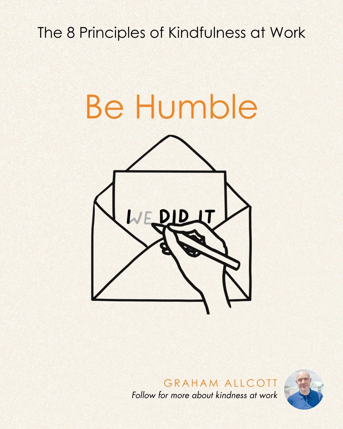 Great things happen at work when you don&rsquo;t care who takes the credit.

When you focus on enabling others &ndash; on being the spotlight rather than the star &ndash; trust grows. Teamwork grows with it.

For me, that&rsquo;s humility.

Not playi
