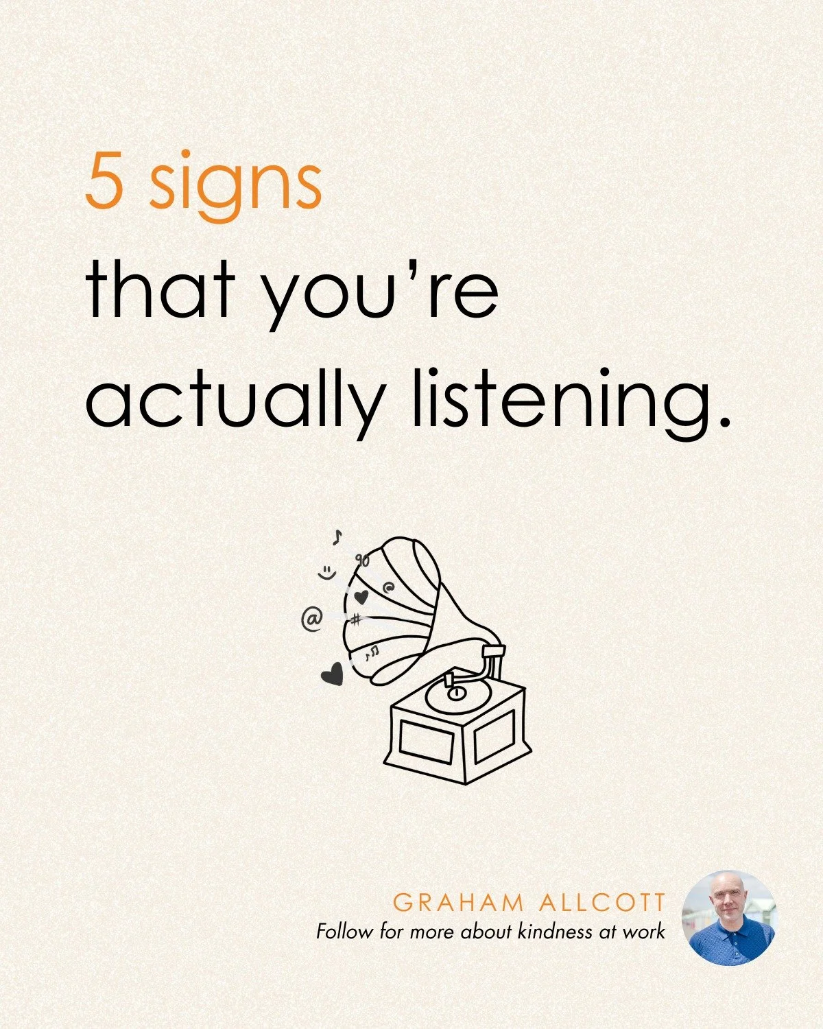 Most people think they're good listeners.
Most aren't. They're good at waiting to speak.
There's a difference. Here are 5 signs you're genuinely listening &ndash; not just queuing up your response.

You notice the emotion, not just the information
Wh