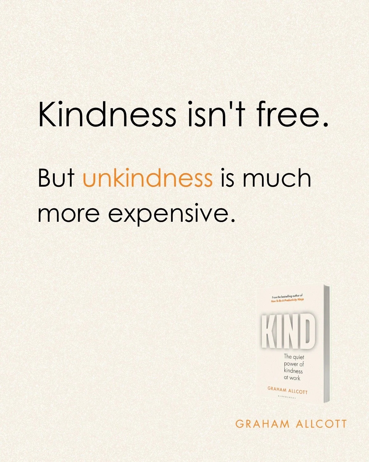 There's a version of ambition that treats kindness as a liability.

Move fast, be direct to the point of blunt, don't let sentiment slow you down. Some leaders genuinely believe that's the formula. And there's no shortage of celebrated figures who se