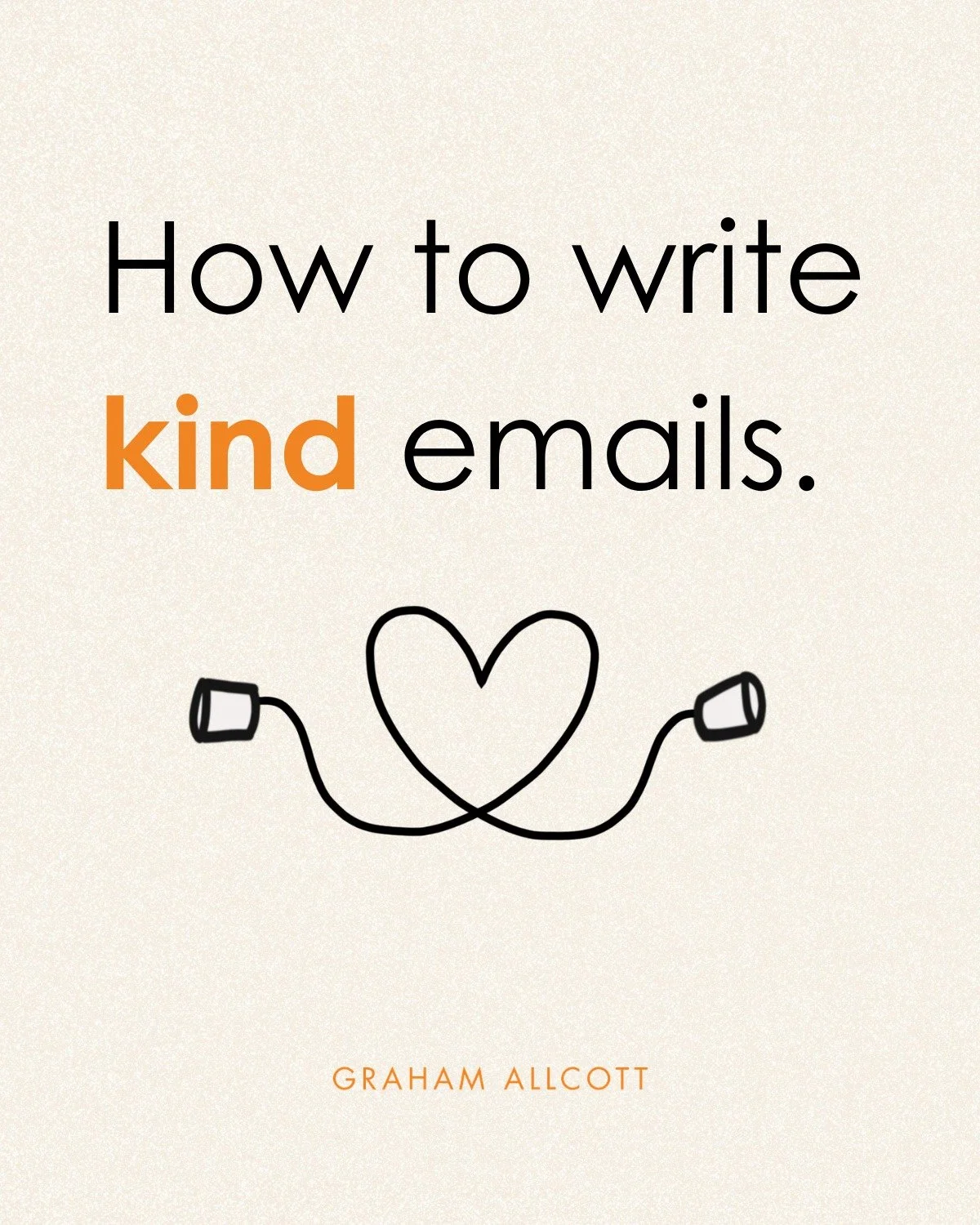 Most emails aren't unkind because of what they say.

They're unkind because of how they land.

A few shifts that make emails clearer, kinder and more effective:

🟠 Be clear. Clarity is kindness. Vague emails create anxiety.

🟠 Acknowledge the good.