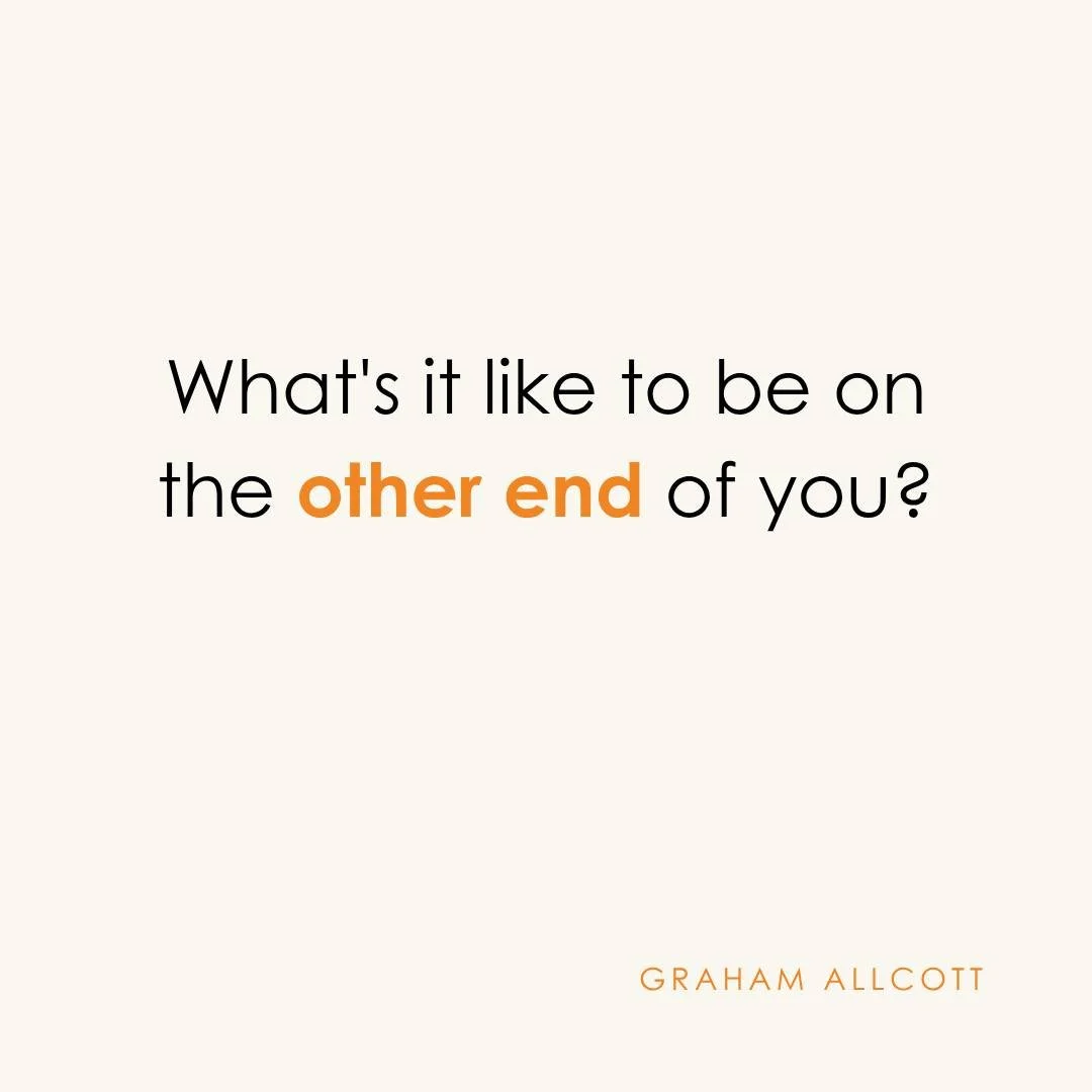 Somewhere, in the last month...

Someone told a story where YOU were the baddie.

OK, maybe 'baddie' is a strong word. But let's say at best, you were described as an annoying obstacle to be overcome. And maybe it was worse than that. Maybe in that c
