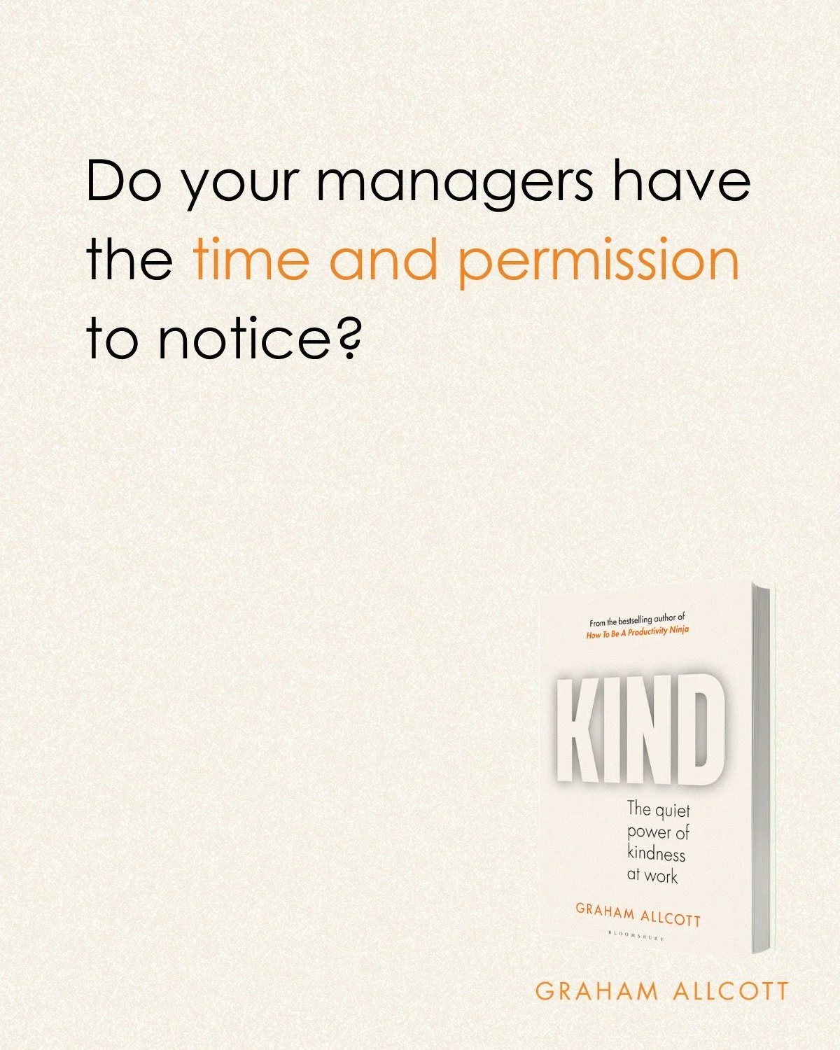 The best managers I've worked with all had one thing in common.
They noticed.

Not in some grand, structured way. Just paying attention to the person in front of them &ndash; and then doing something about what they saw.

Years ago, a manager spotted