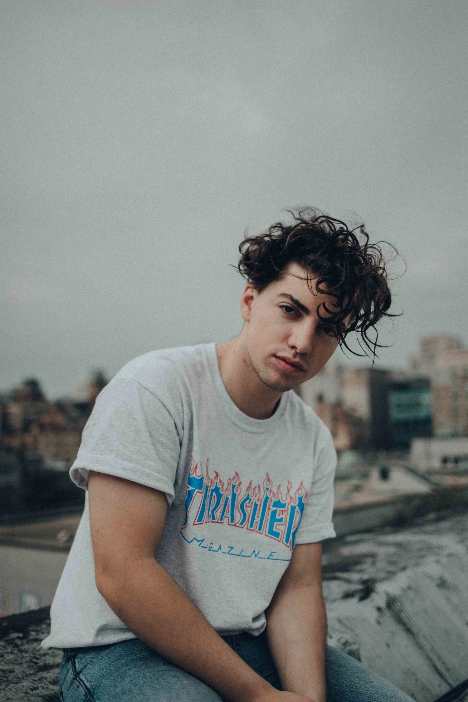 portrait example of Sunday Lightroom preset