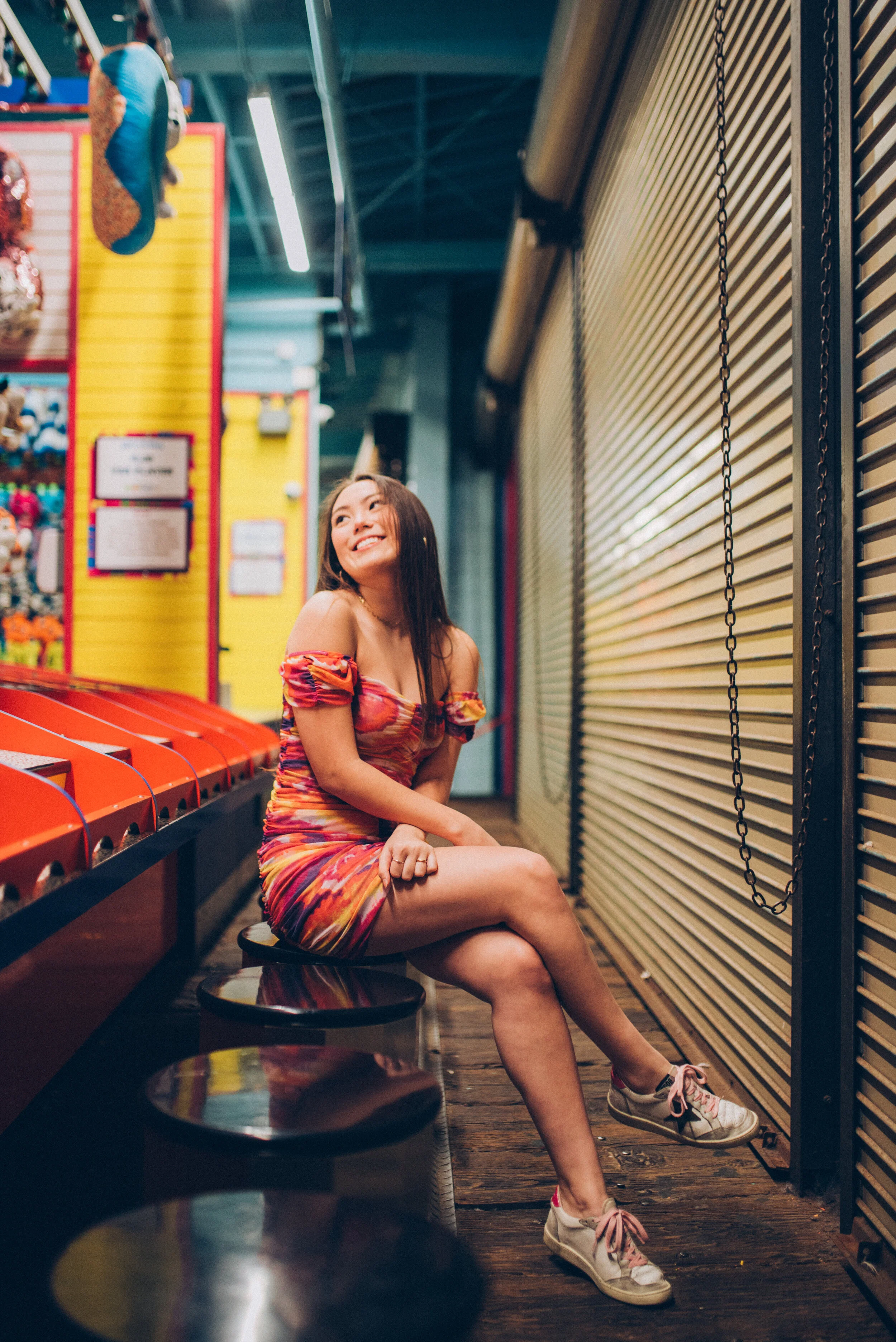 Leila in Santa Monica, California | Night Portrait Photography Tutorial