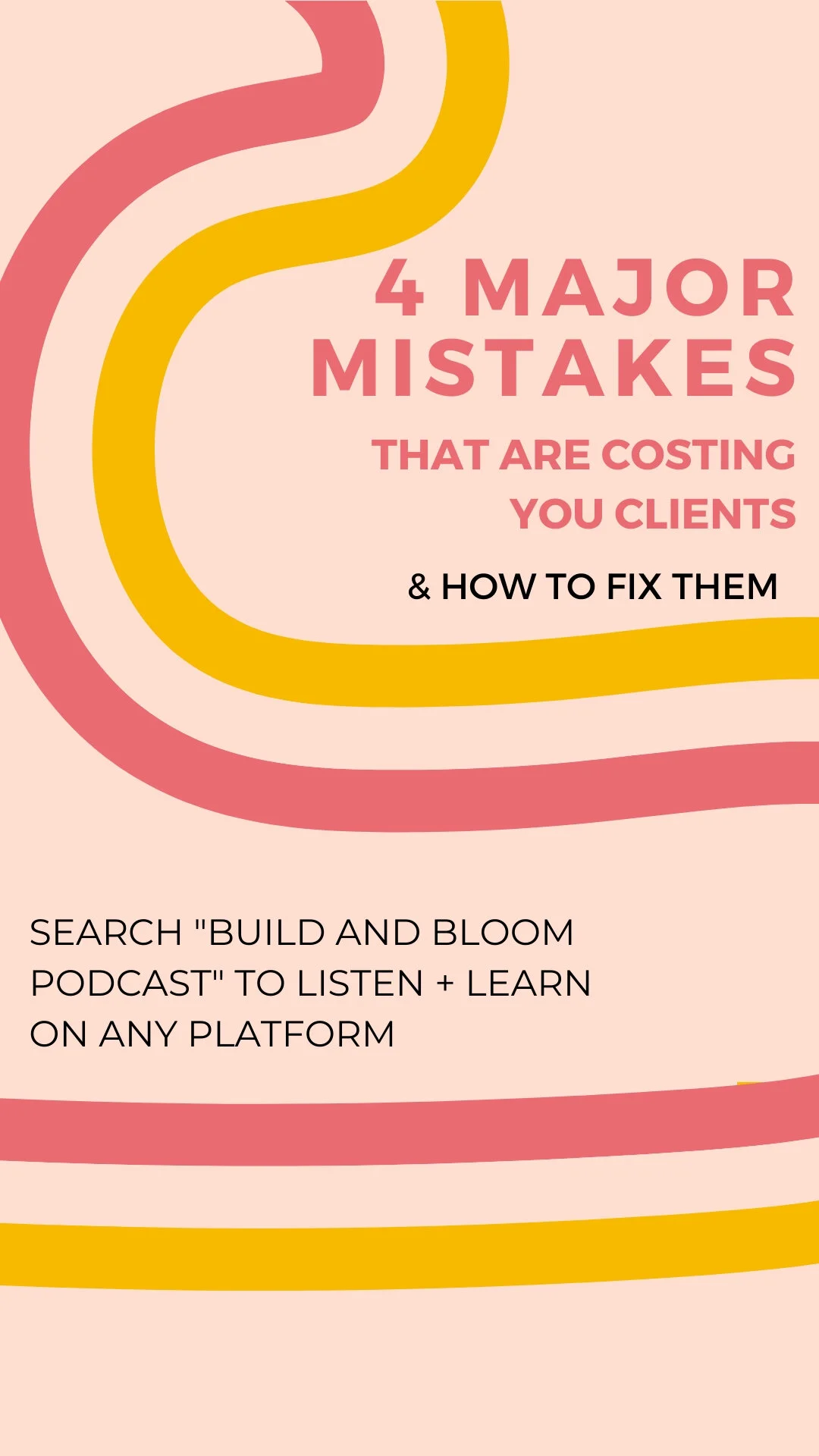Build and Bloom Podcast Episode 3 | 4 Common Photography Business Mistakes + How To Fix Them