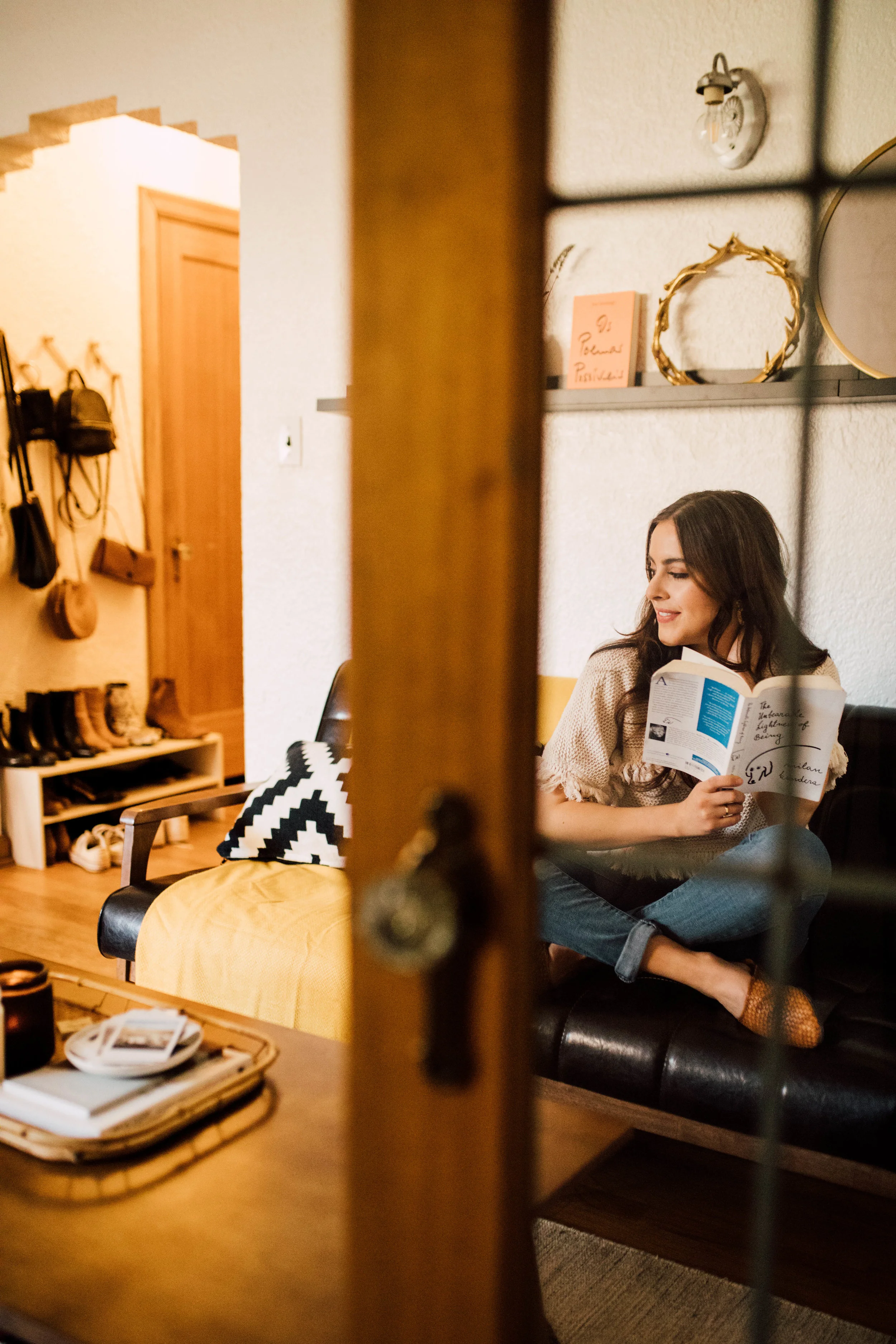 Andrea Pons In-Home Personal Branding Session in Her Cozy Seattle Apartment