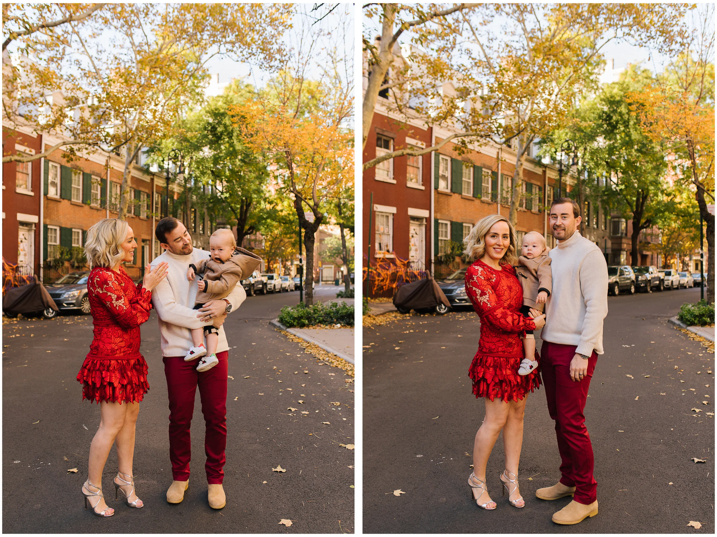New York City Family Portrait Sessions | West Village in the Fall