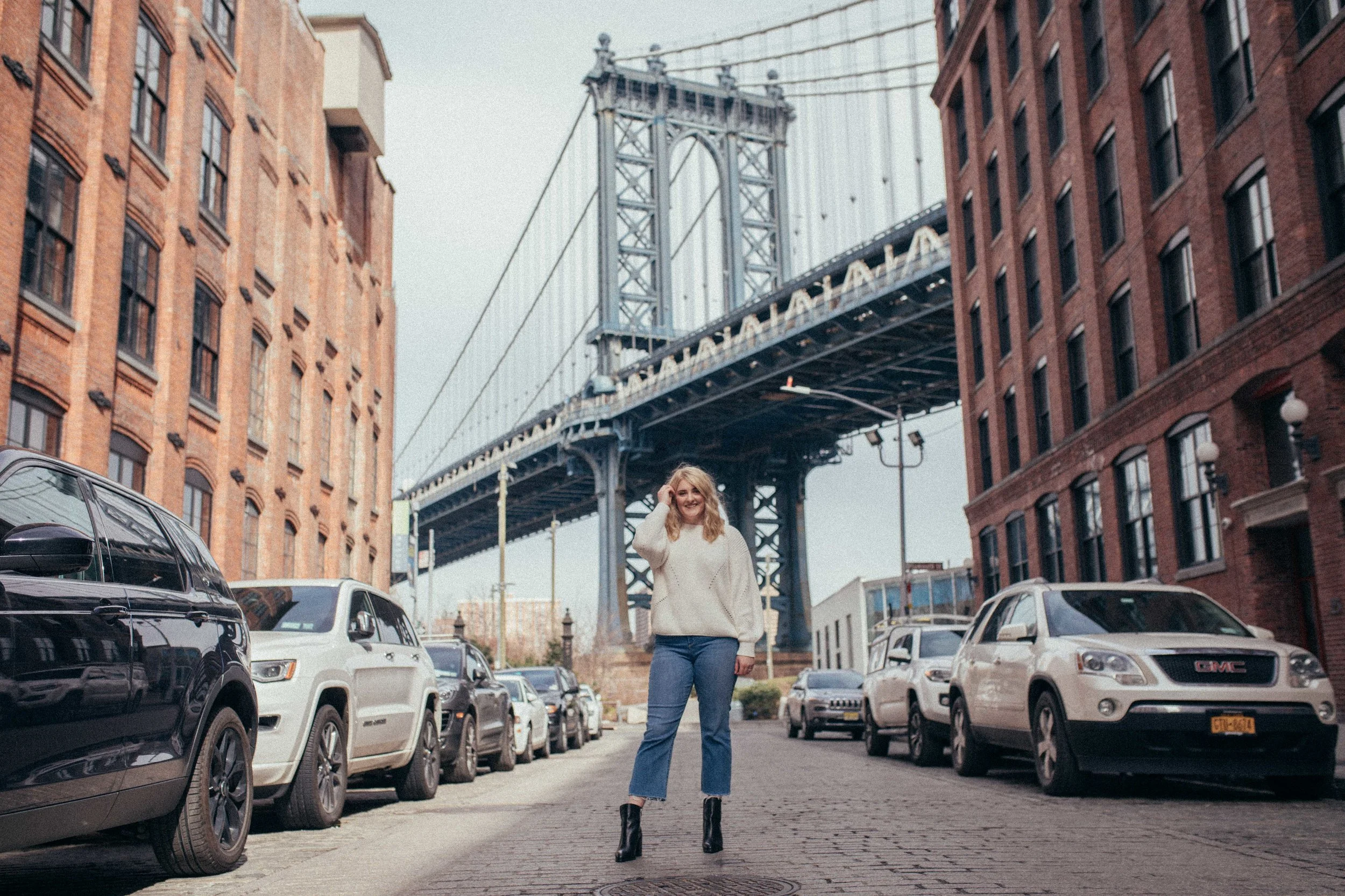 johnna senior portrait session | brooklyn bridge + central park
