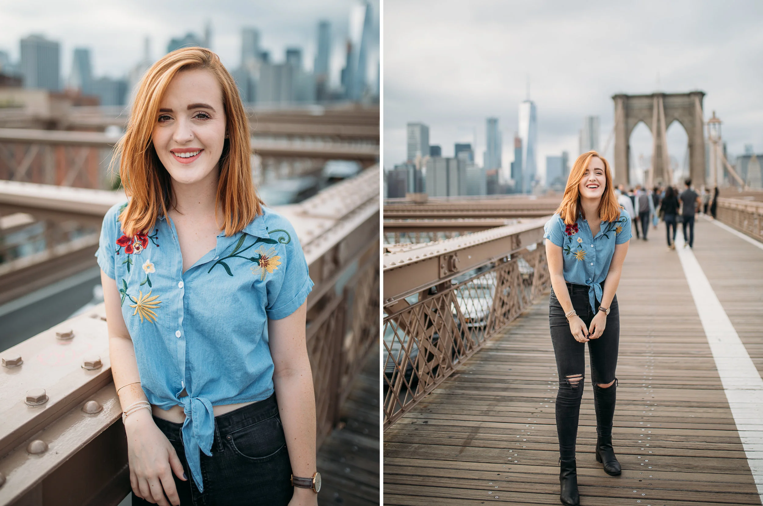 Kirstyn Portraits | Dumbo + Brooklyn Bridge, New York