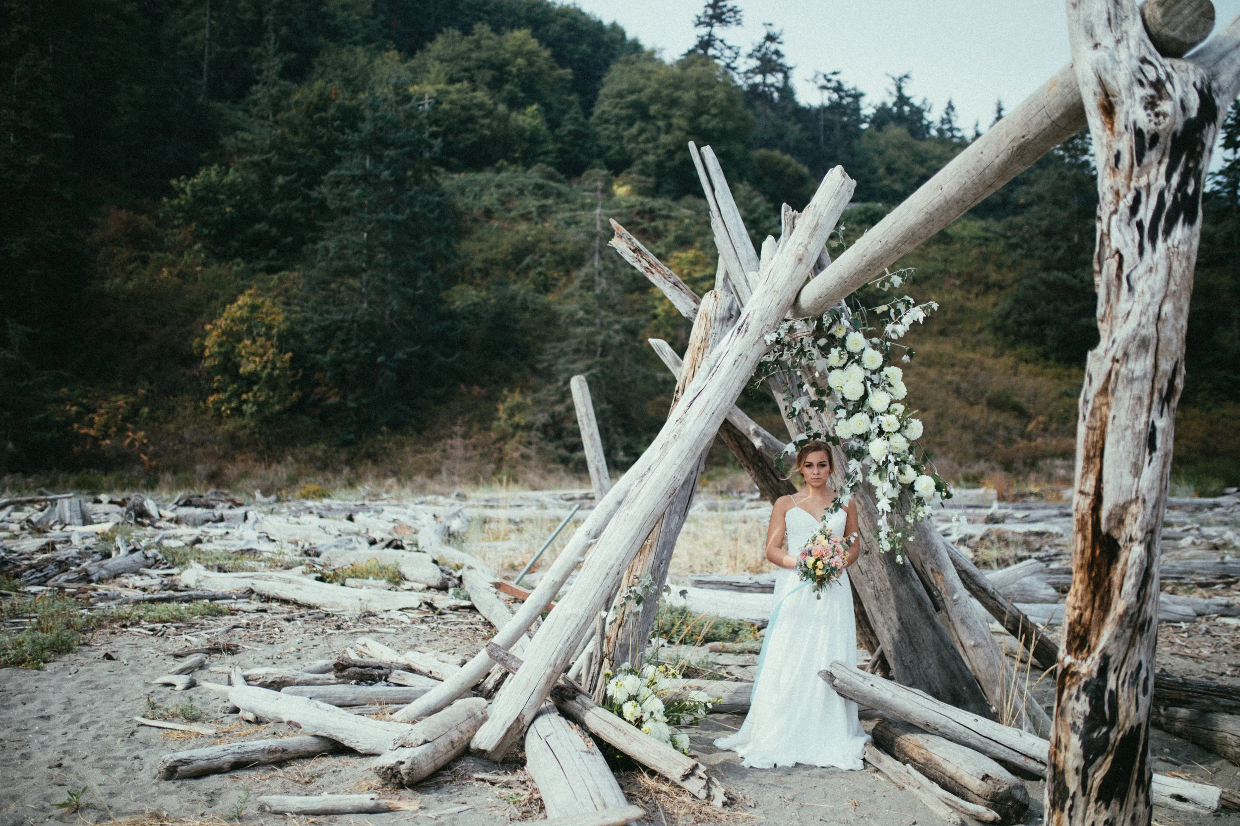 Whidbey Island Styled Bridal Shoot | Washington State