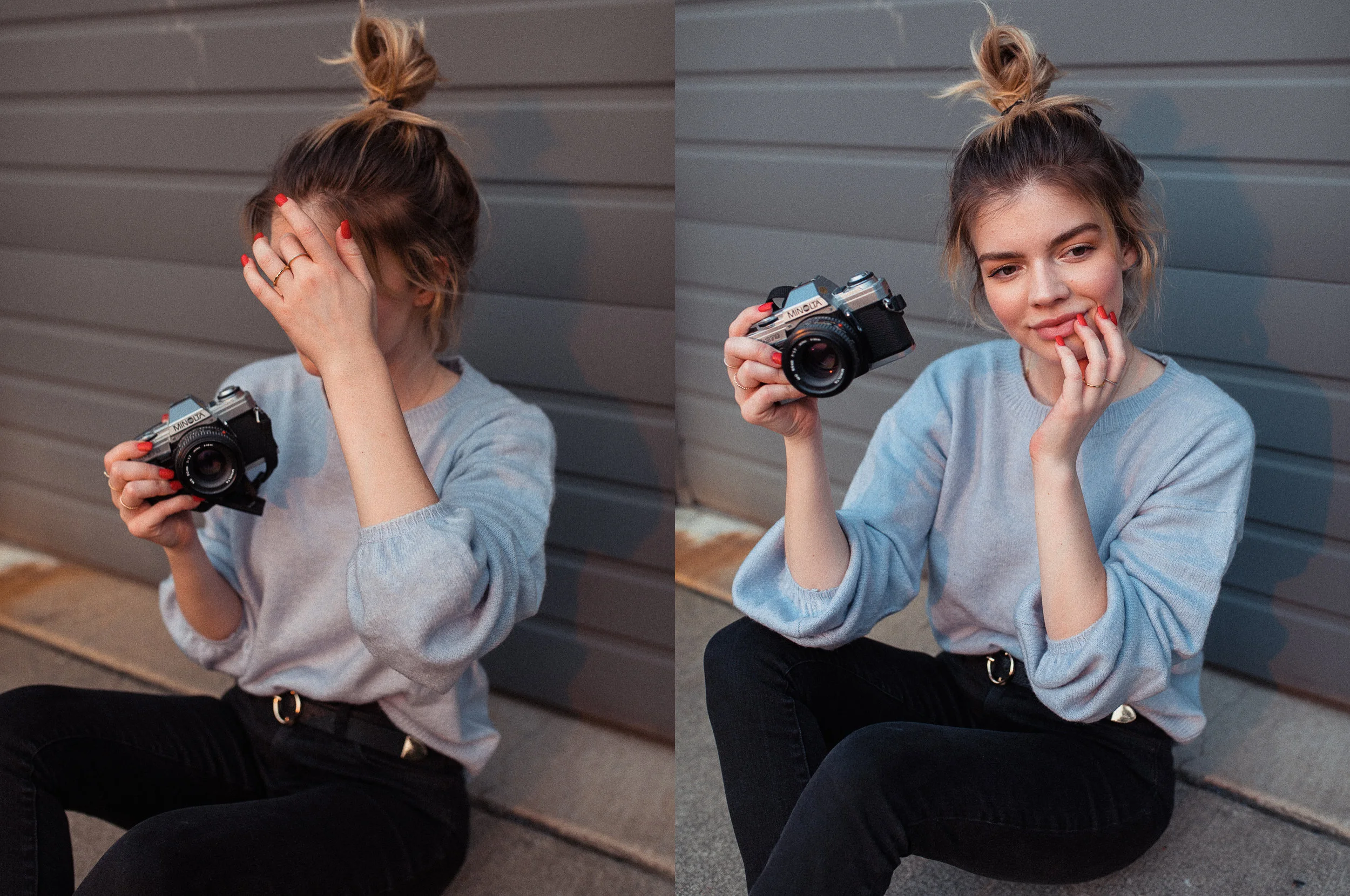 purple sweater | personal style 