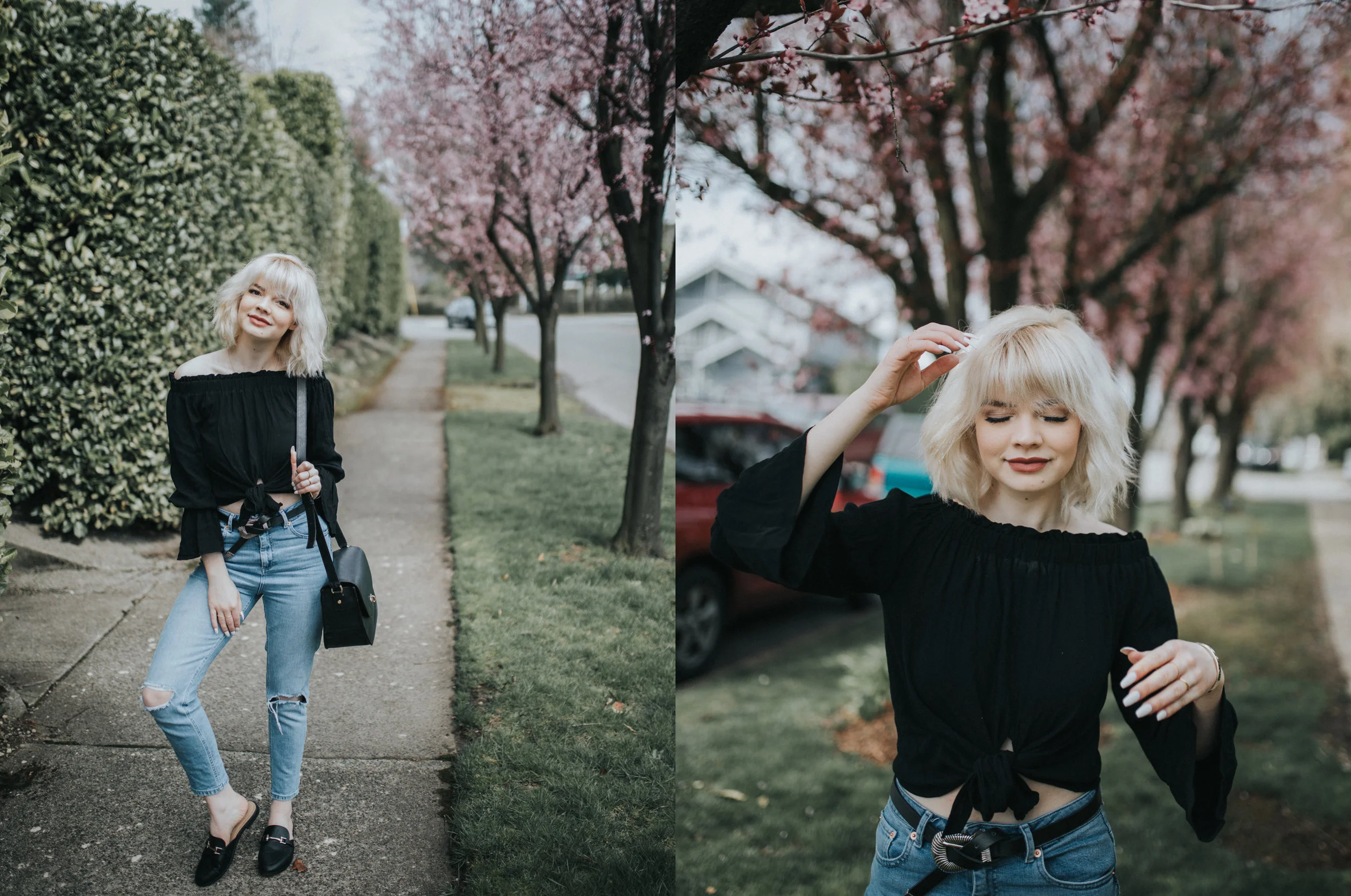 Personal Style | Cherry Blossoms + Loafers