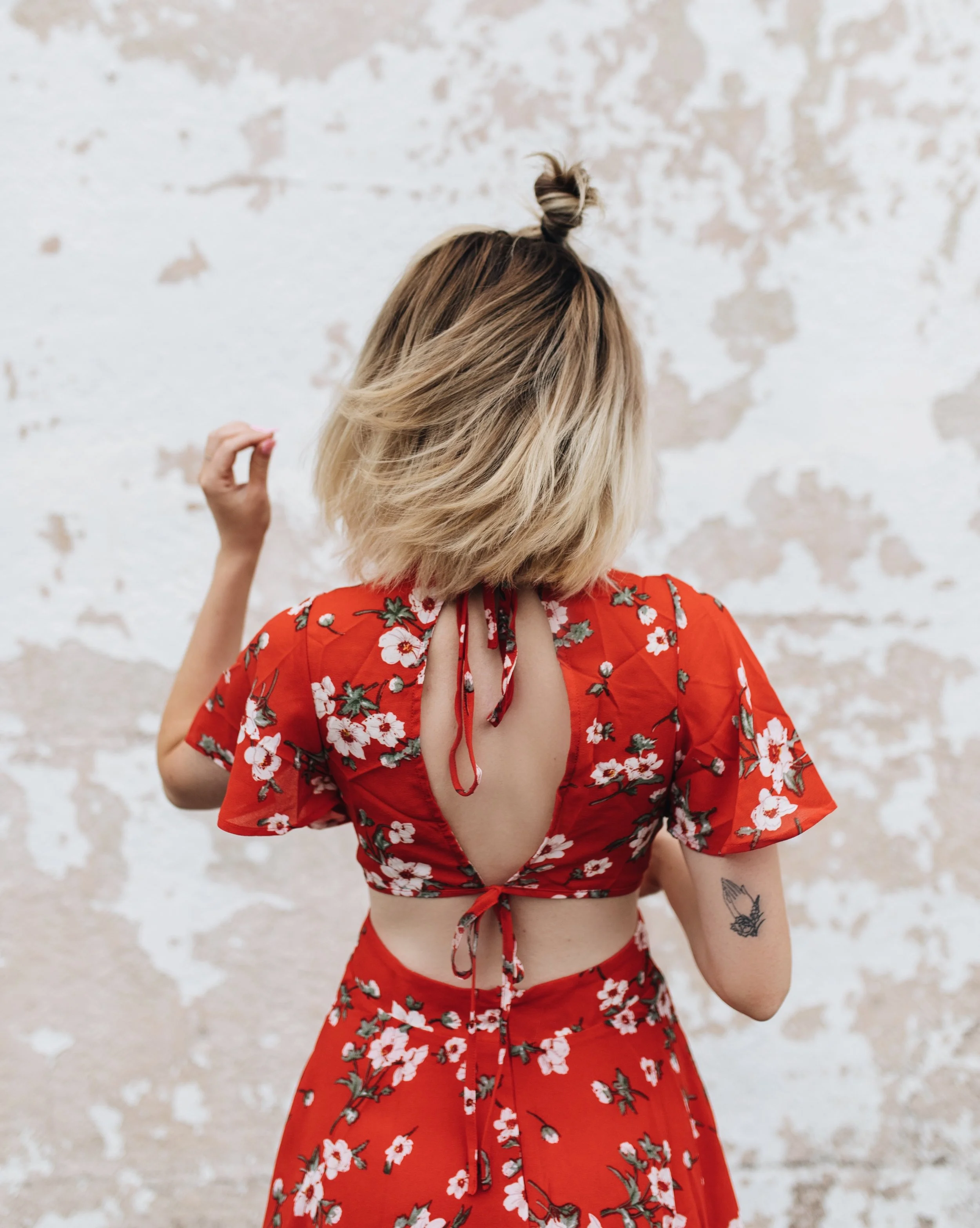 Personal Style | Red Floral Dress