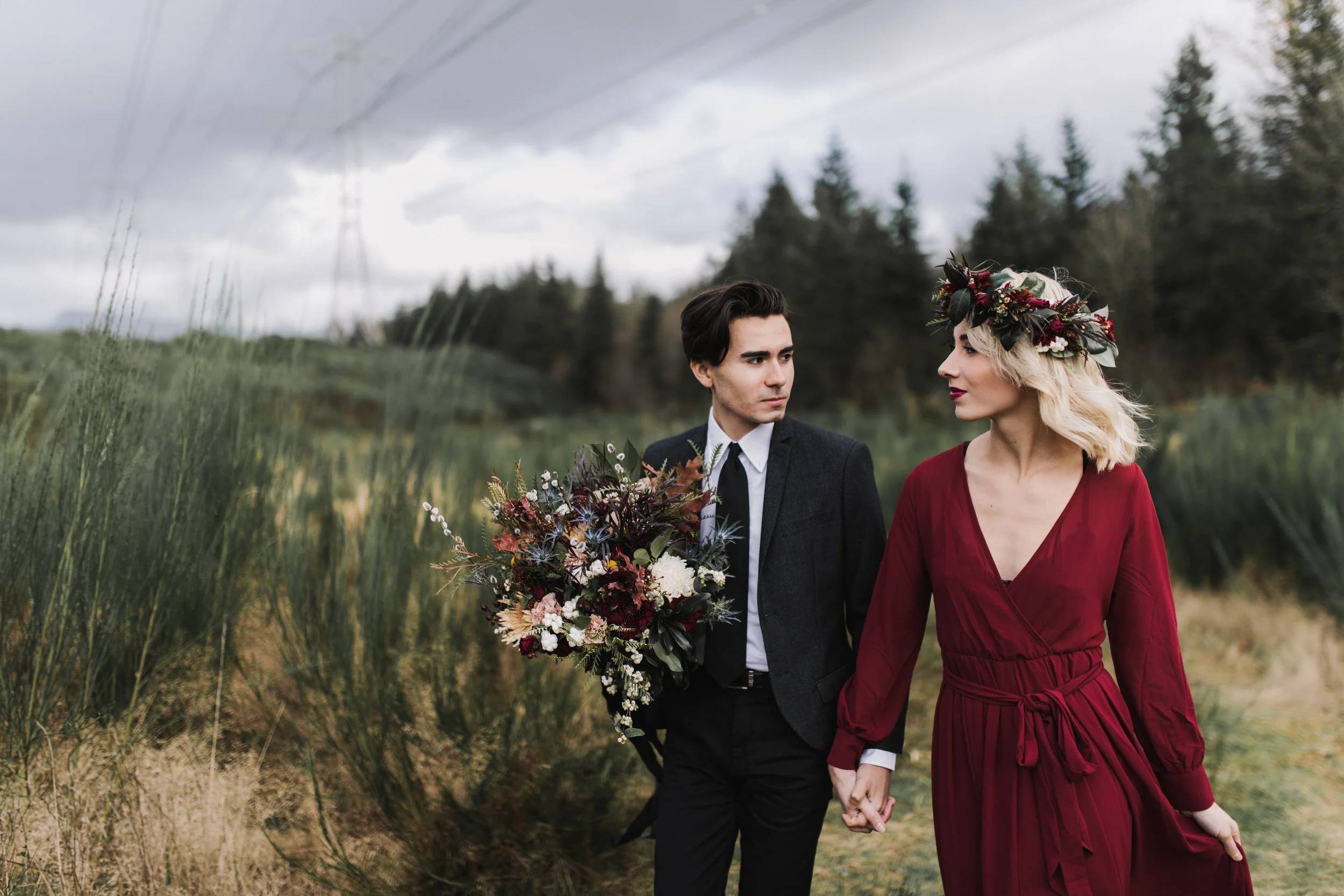 sydney + dominic | western washington engagement session