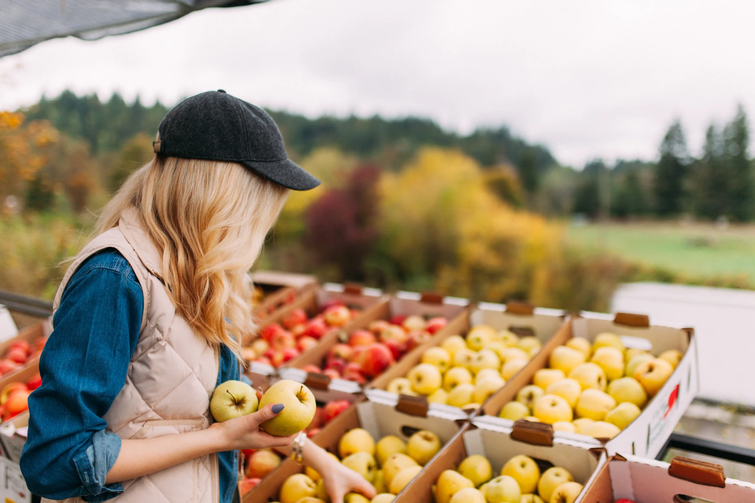 a trip to the farmer's market