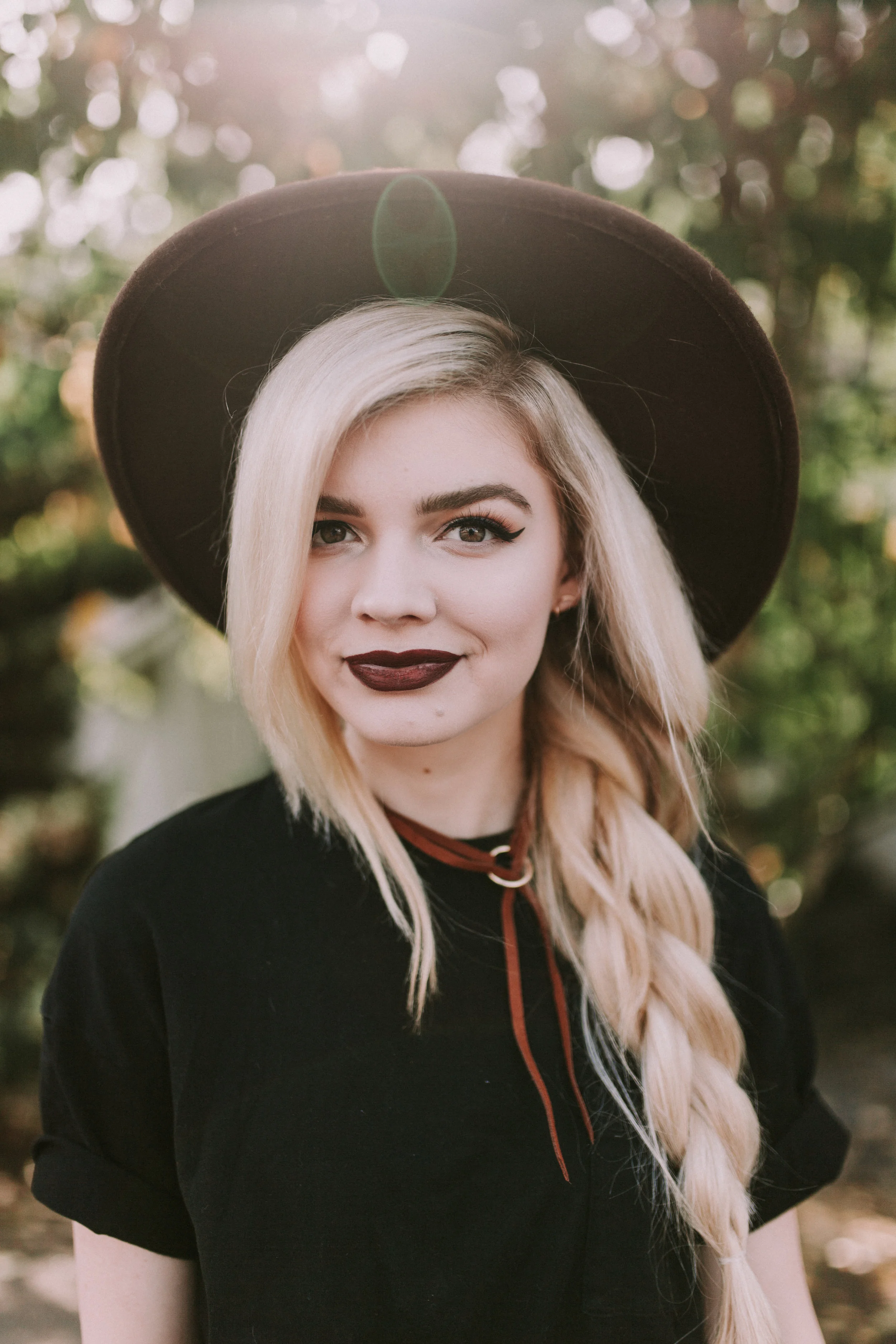 personal style | brown lipstick