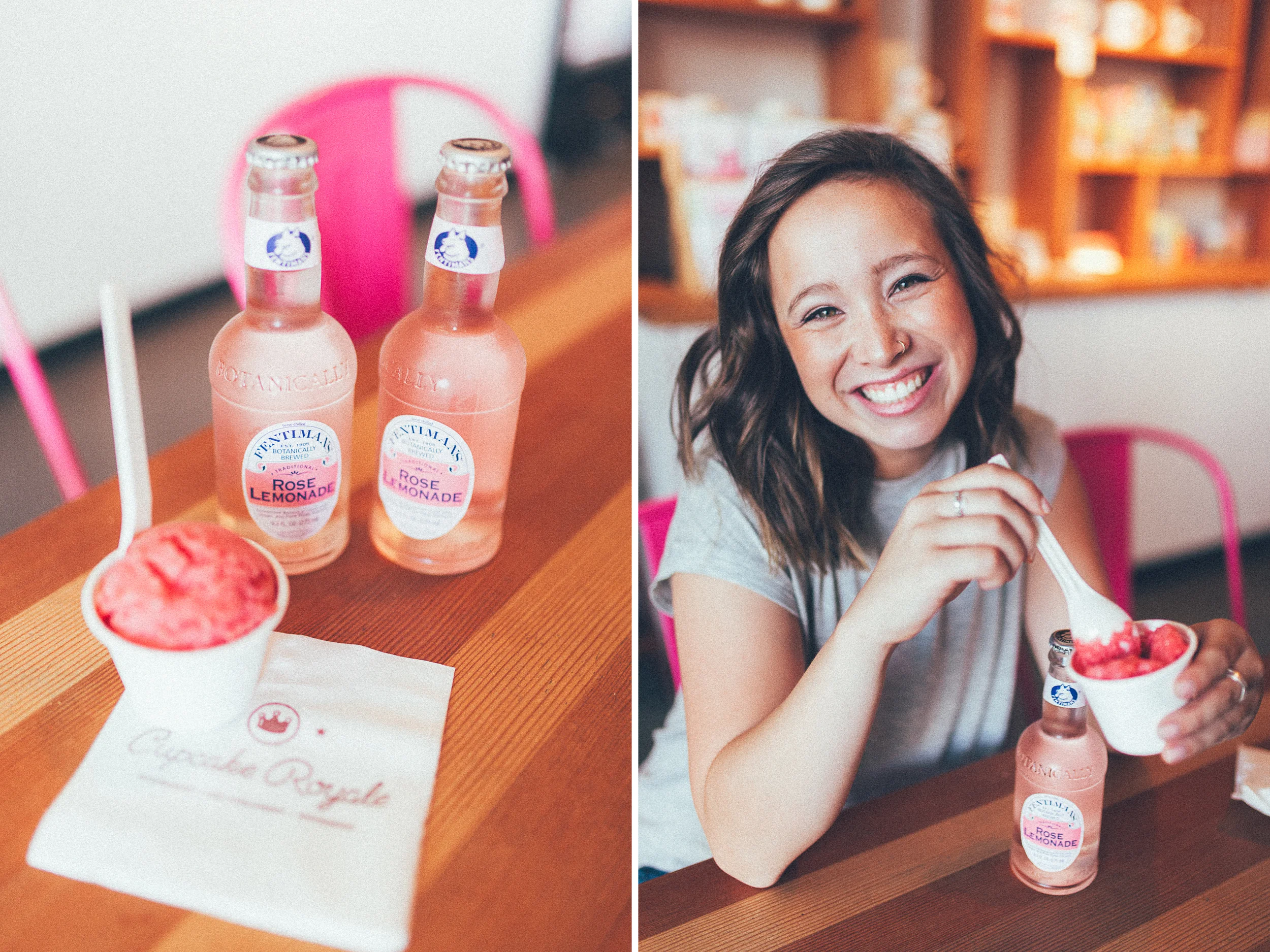 pink gelato + my best friend forever