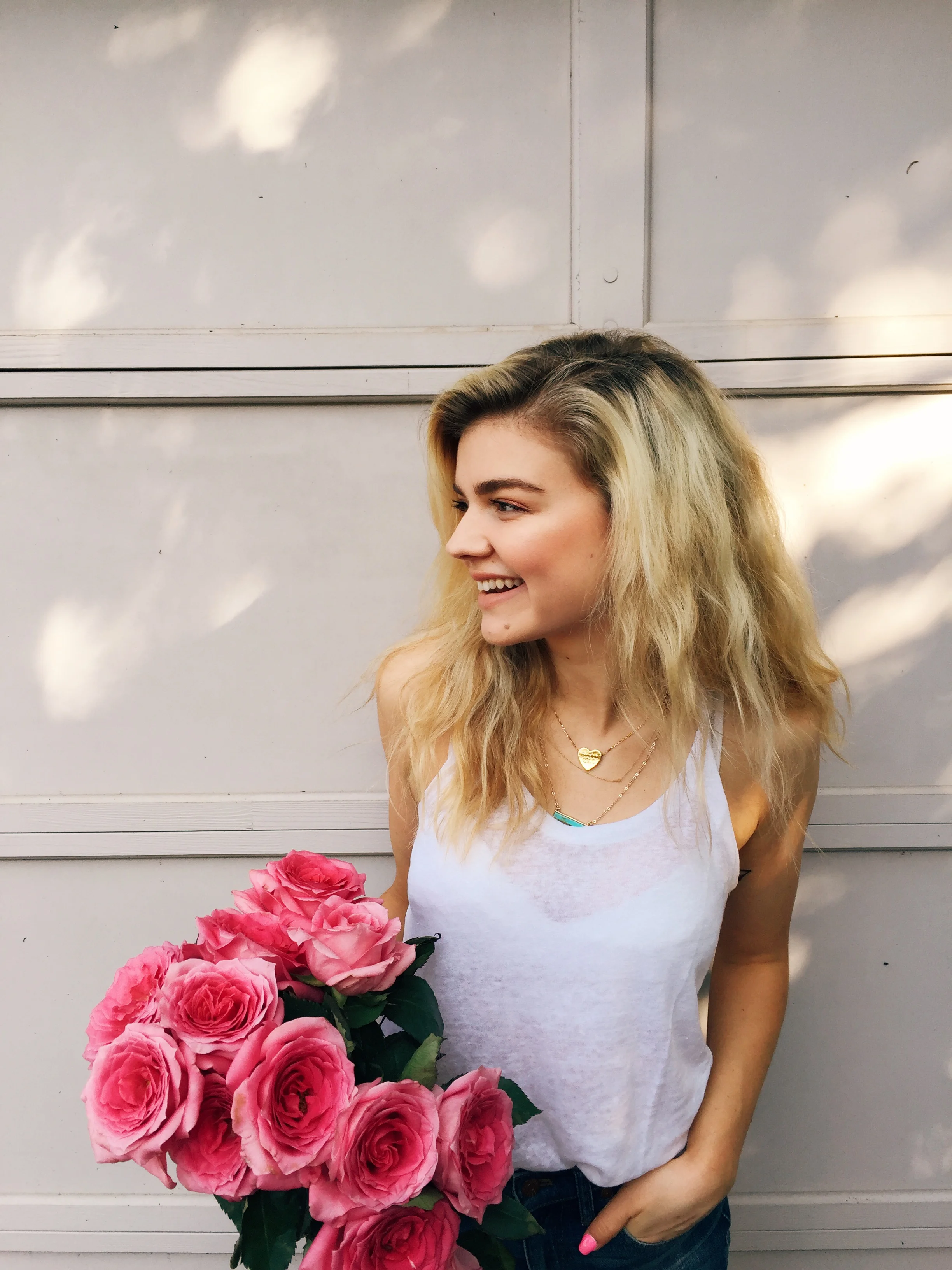 how i style my hair into beach waves 