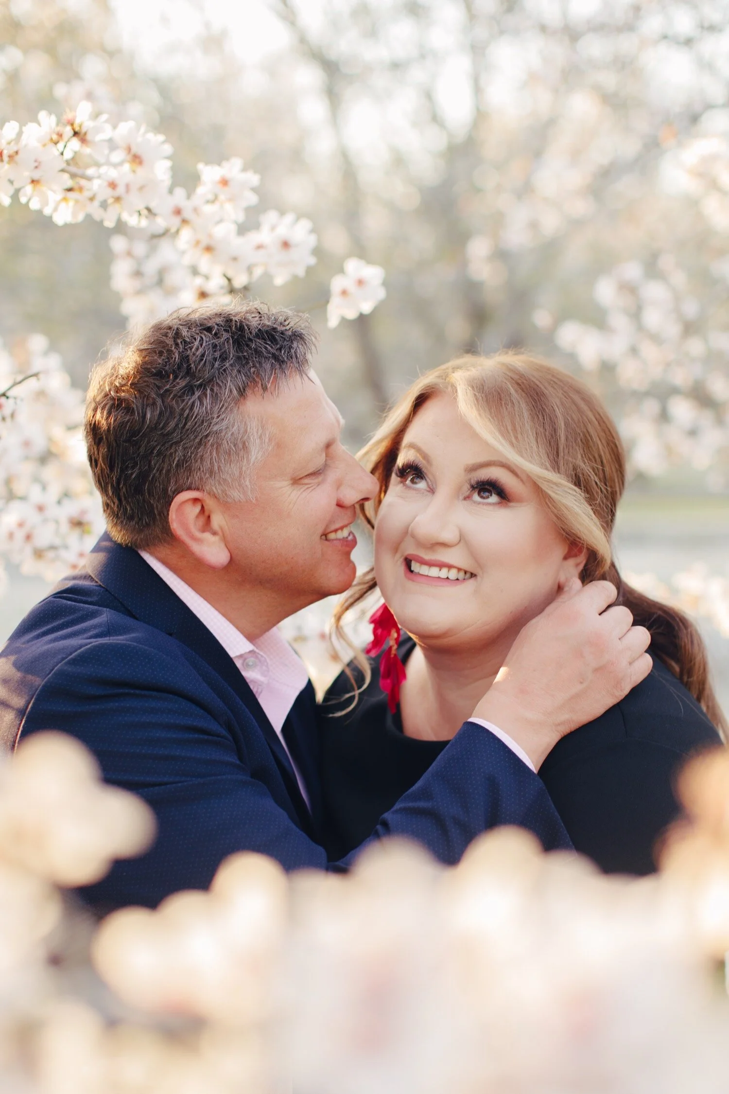 California Cherry Blossom Anniversary Photoshoot | Victor + Olga