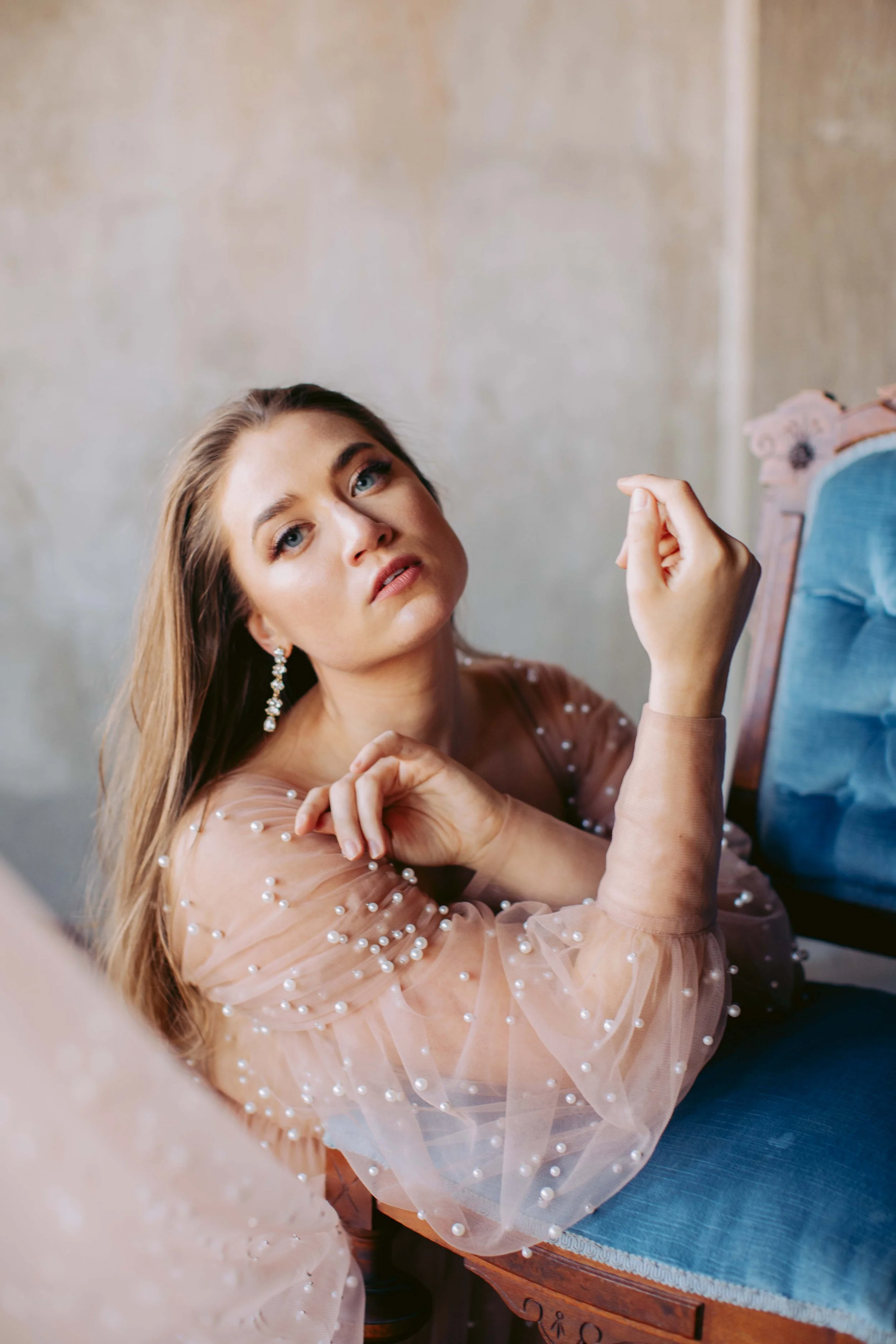 Dramatic Moody Lighting Portrait Photoshoot in an Attic
