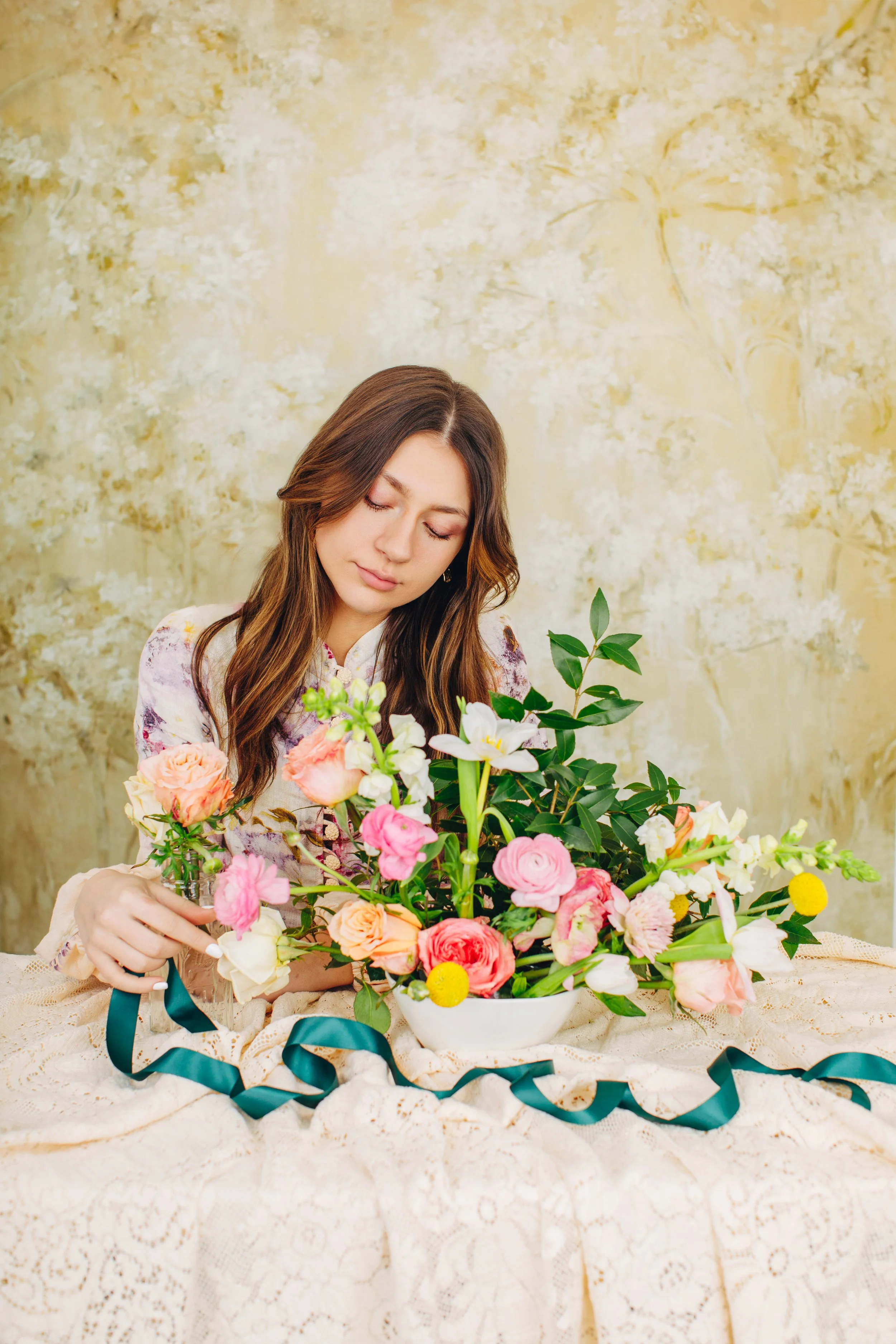 Seattle Studio Branding Photography for Florists | High-End, Timeless Portraits for Creatives