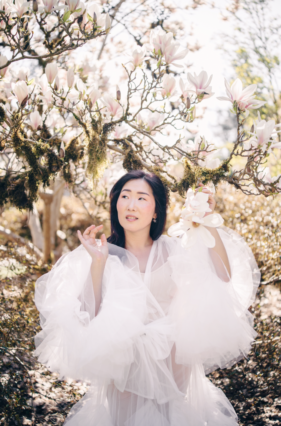 Spring Cherry Blossom Portrait Photoshoot at Washington Park Arboretum | UW Botanic Gardens Seattle