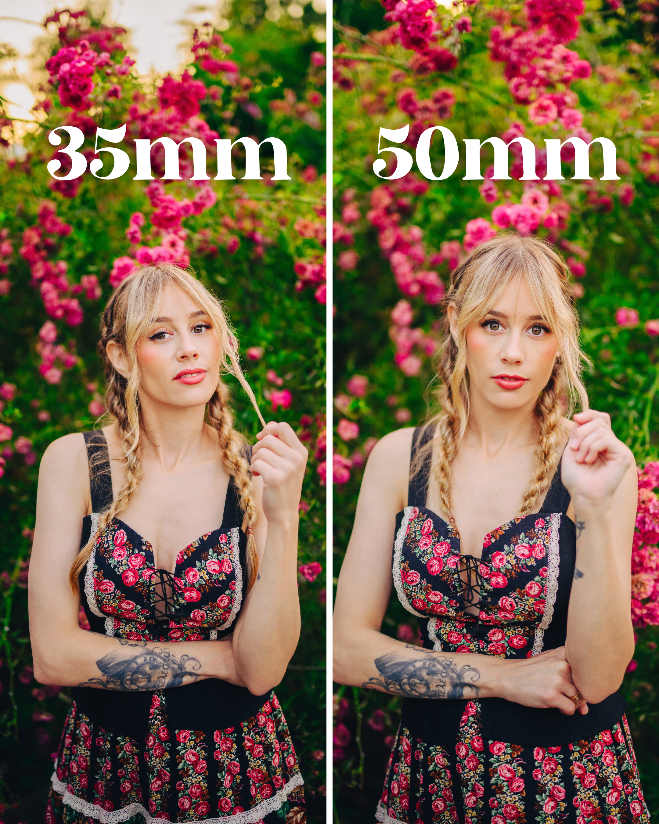 35mm vs 50mm f/1.2 Prime Lens Comparison for Portrait Photography | Which Should YOU Buy?