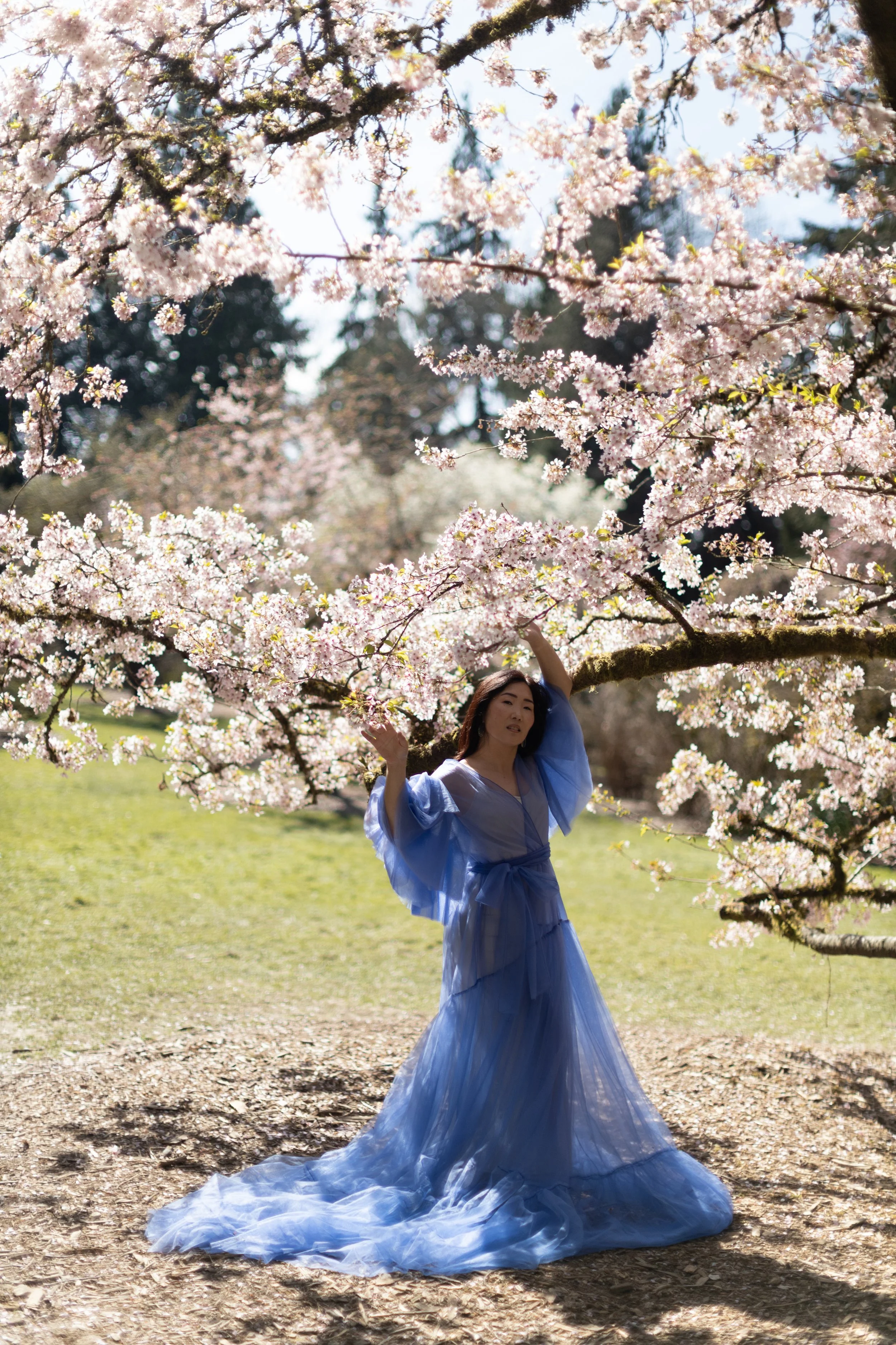 The same portrait shot in harsh sunlight using a variable ND filter to achieve a balanced exposure and shallow depth of field in-camera.