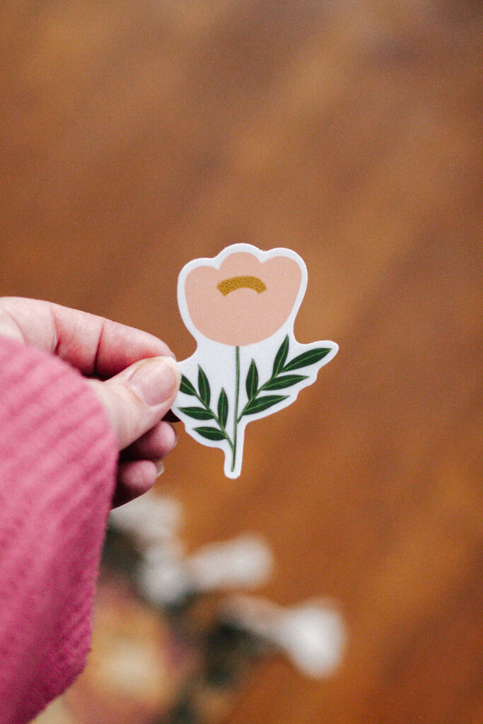 Beautiful Bloom Sticker — Kercia Jane Design