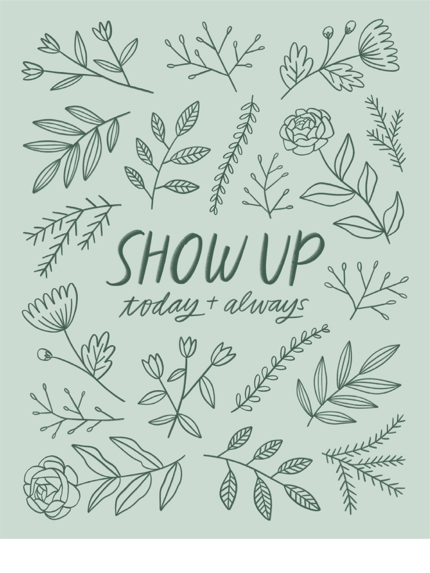 Growth is not linear art print kercia jane design