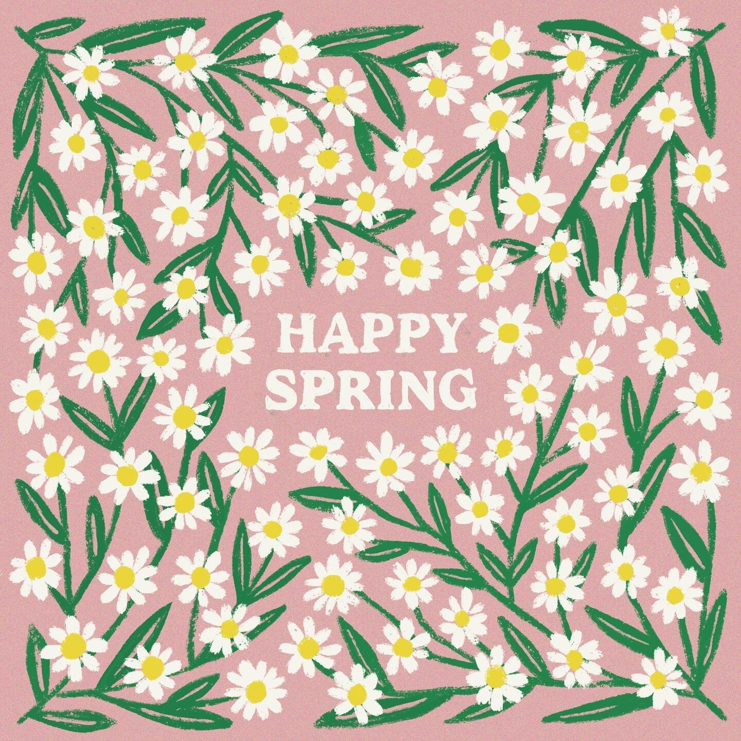 Sharing this happy, flowery illustration like we aren&rsquo;t expecting a snowstorm this week in Minnesota. 🙃  Happy first day of Spring, pals! 🌼  Which colorway do you love the most? Tell me below! ⬇️ 
.

.

#springtime #artlicensingshow #artistsm