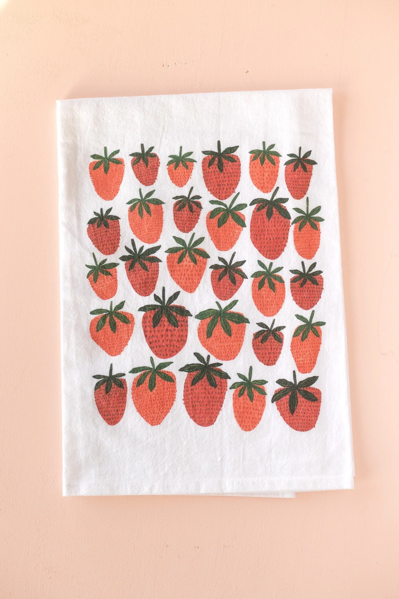 Sweet Strawberries Tea Towel
