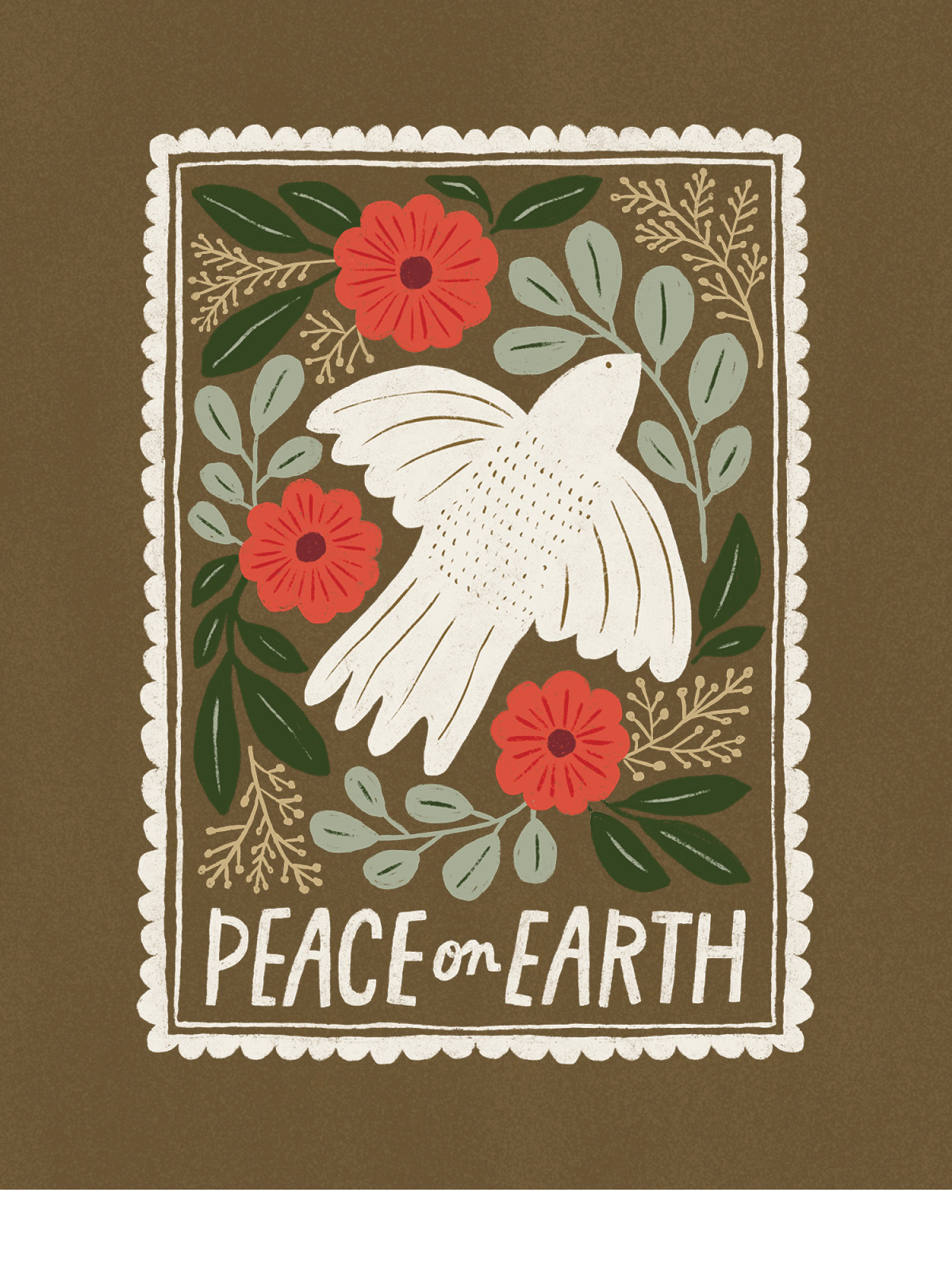 Peace on Earth Art Print by Kercia Jane Design.png