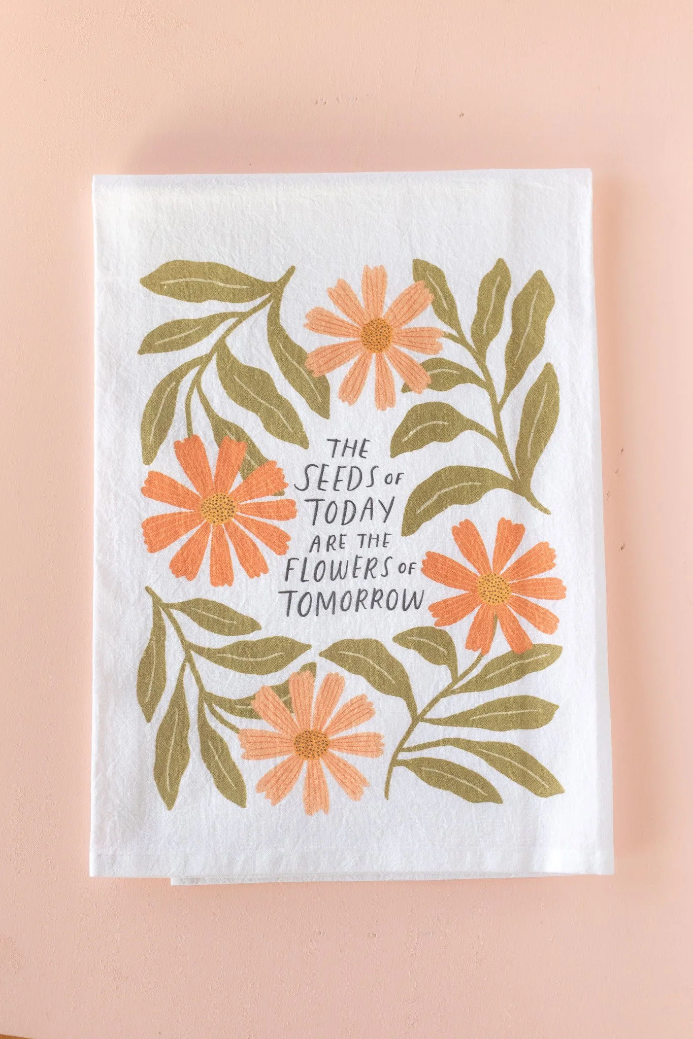 Flowers of Tomorrow Tea Towel