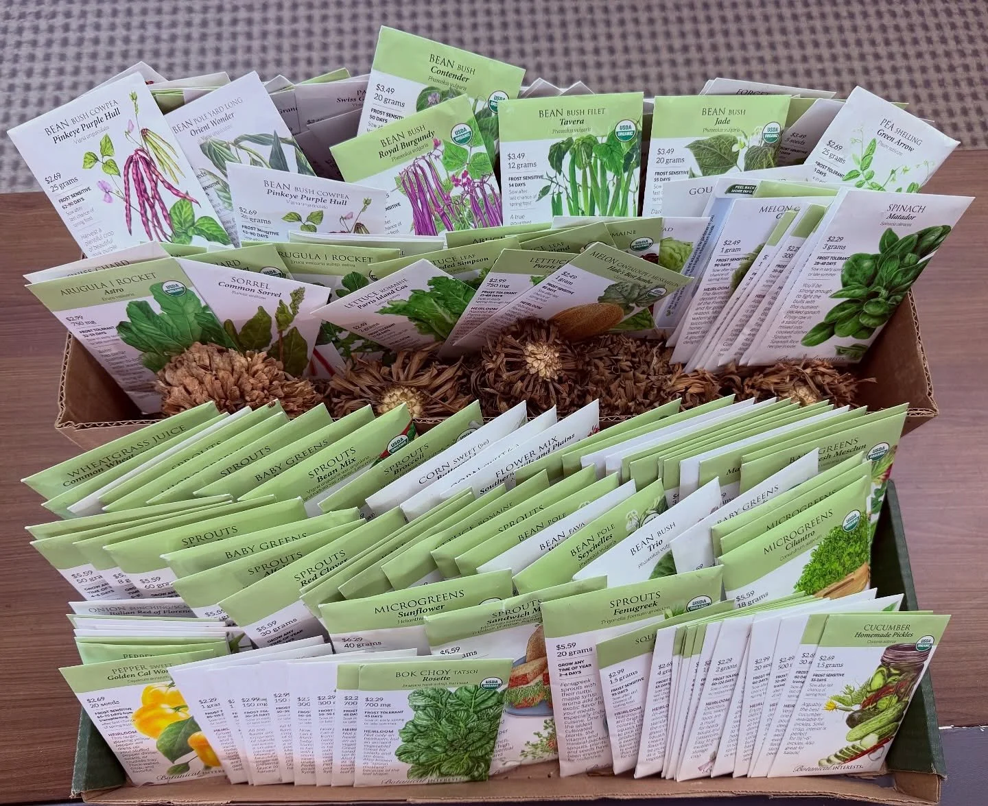 Grateful doesn’t even begin to cover it 🌿✨
Our friends at Botanical Interests just blessed The Grove with a bounty of over 300 seed packets — each one filled with the promise of nourishment, beauty, and growth for our community gardens.