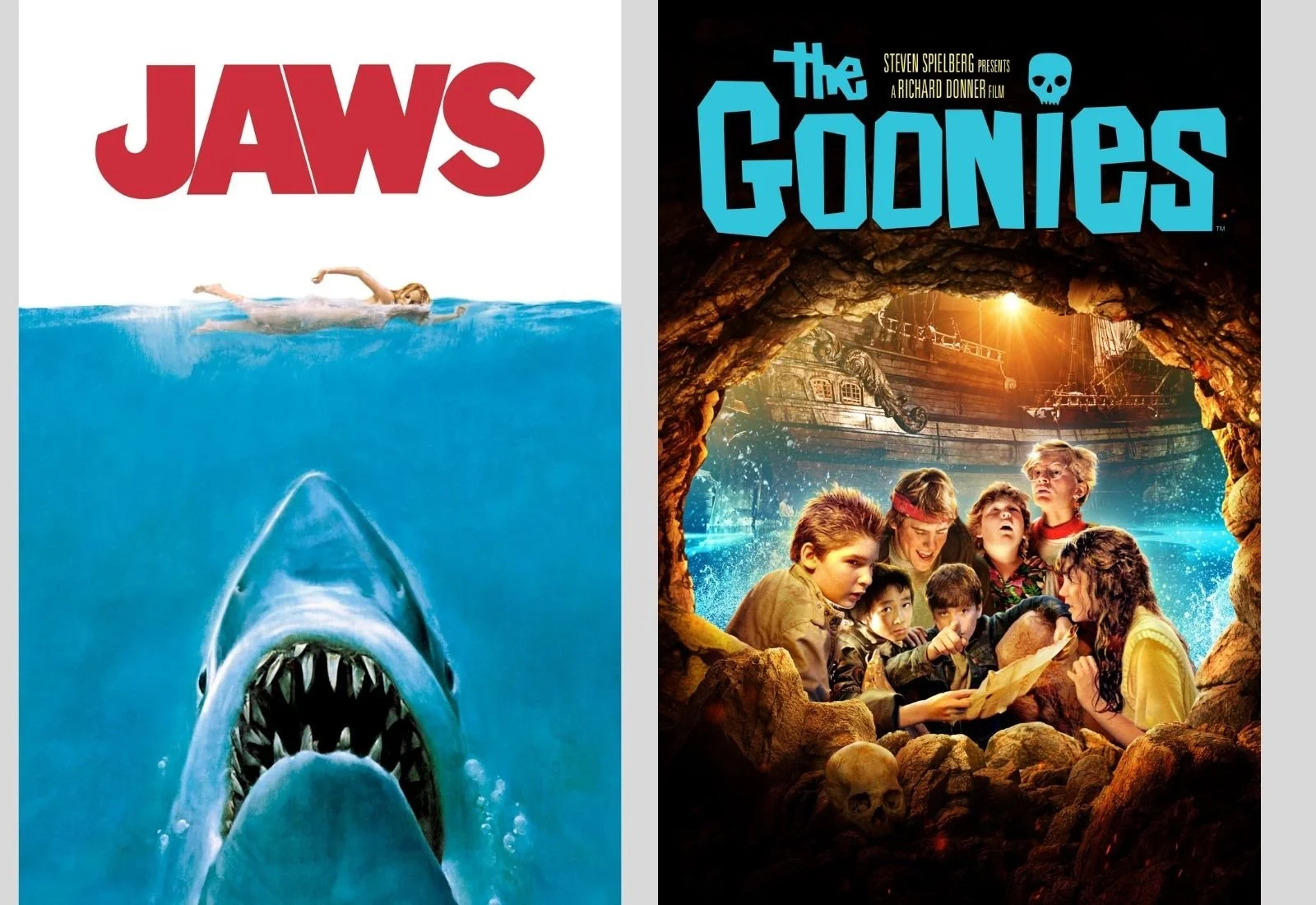 SCREEN 2. 1) JAWS 2) THE GOONIES SEPT 4TH + 5TH